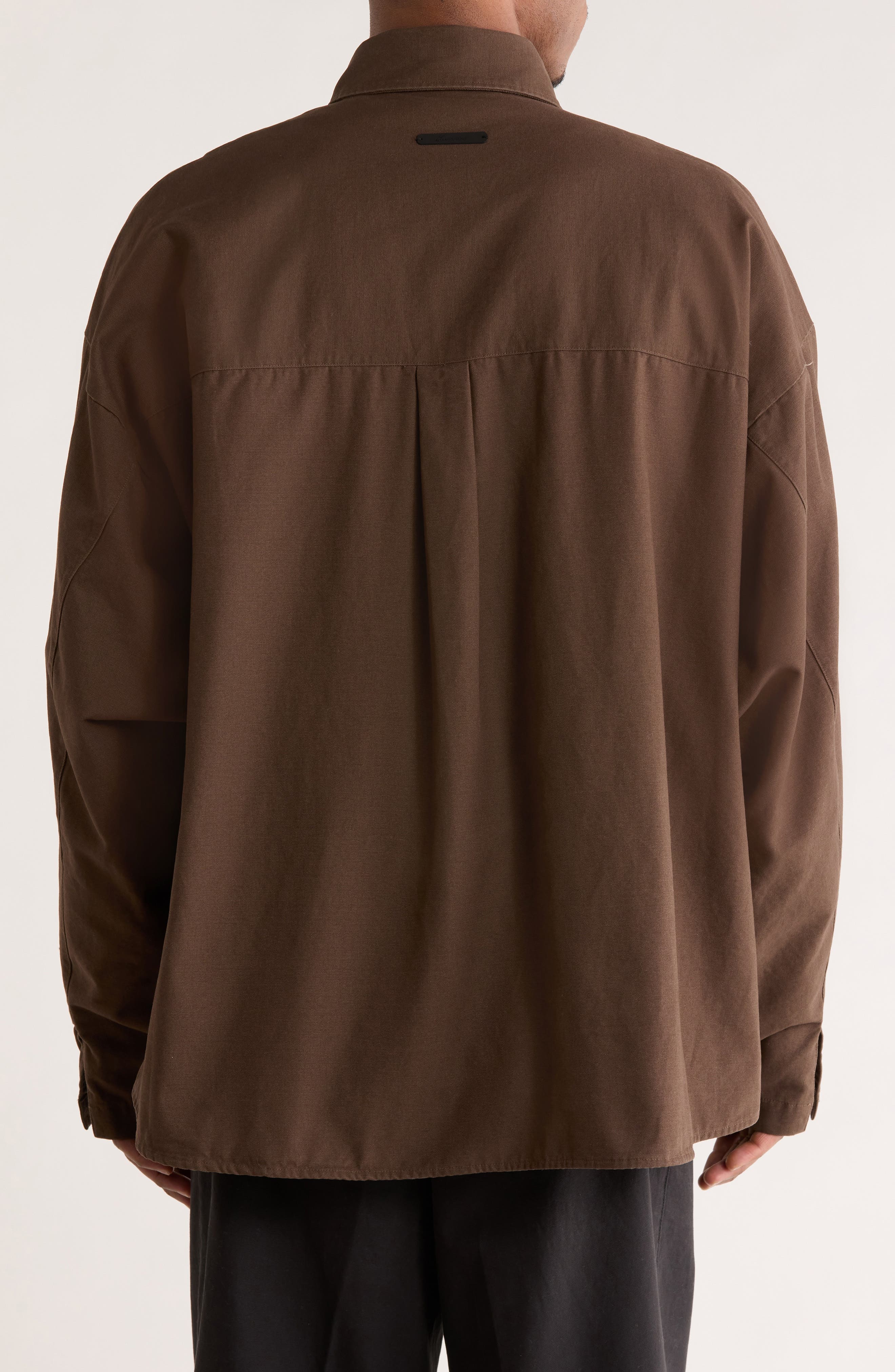 Cotton Canvas Overshirt - image 2