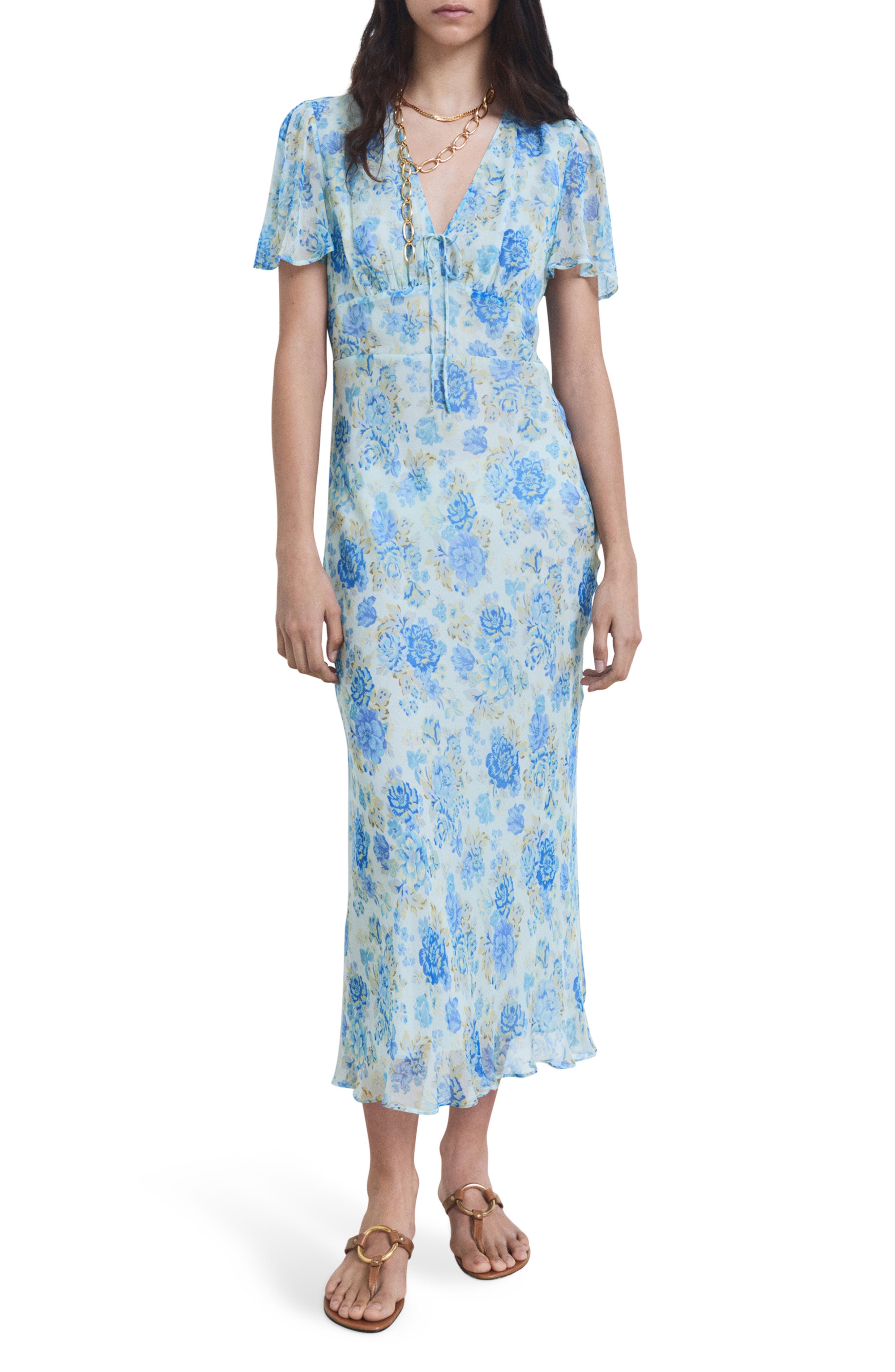 Floral Midi Dress - image 1