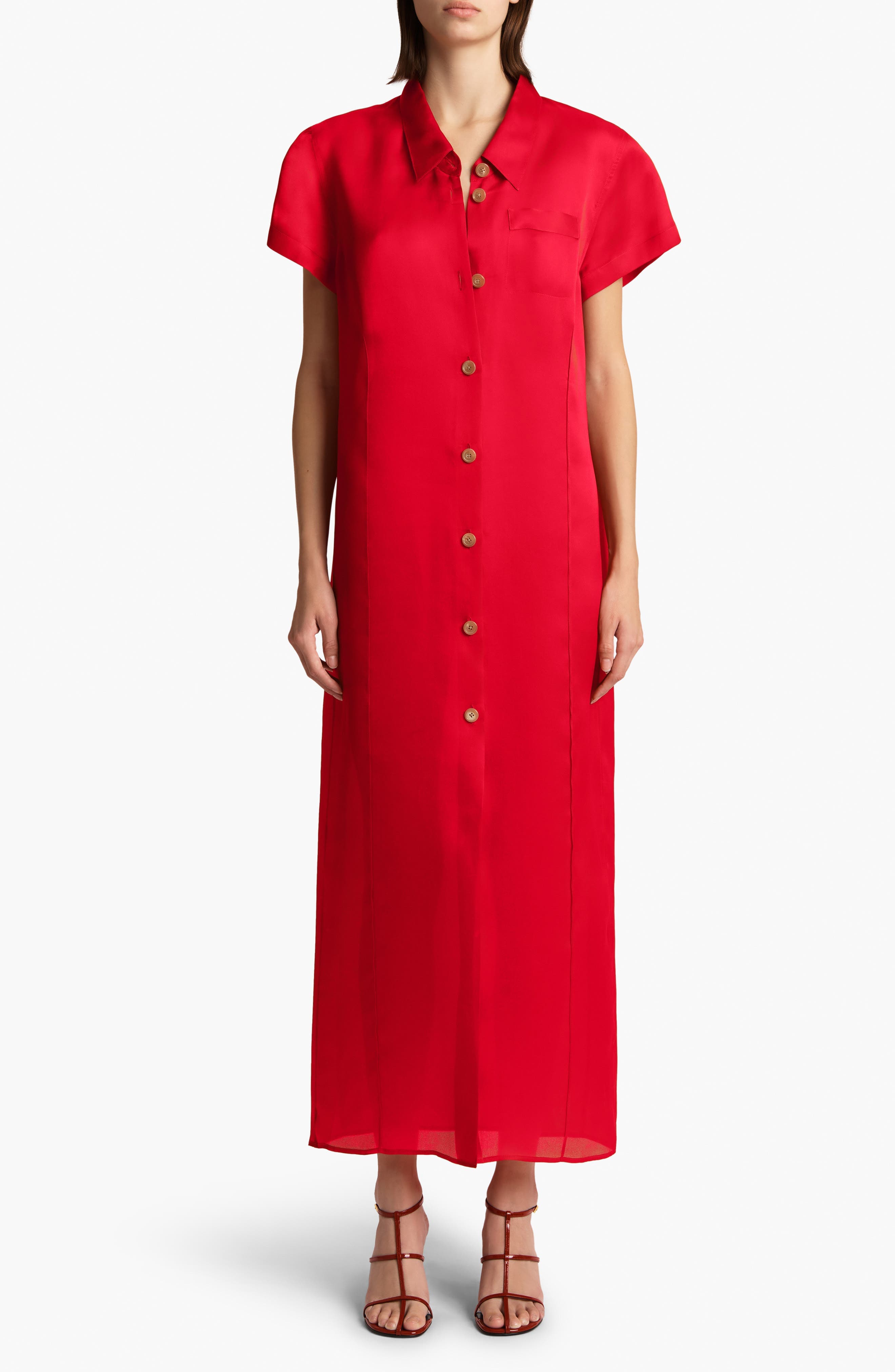 Effy Organza Shirtdress - image 1
