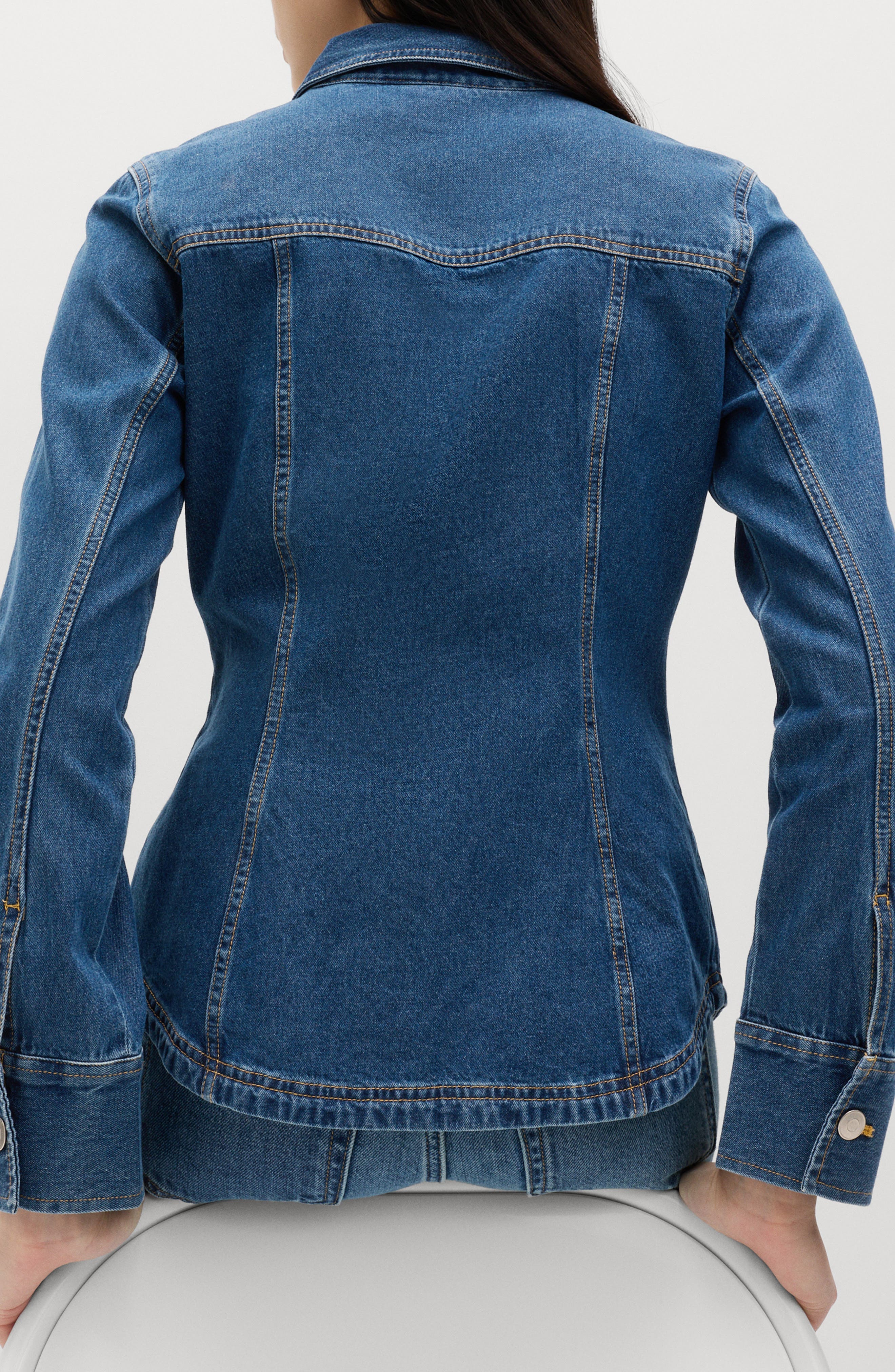 Denim Statement Shirt - image 2
