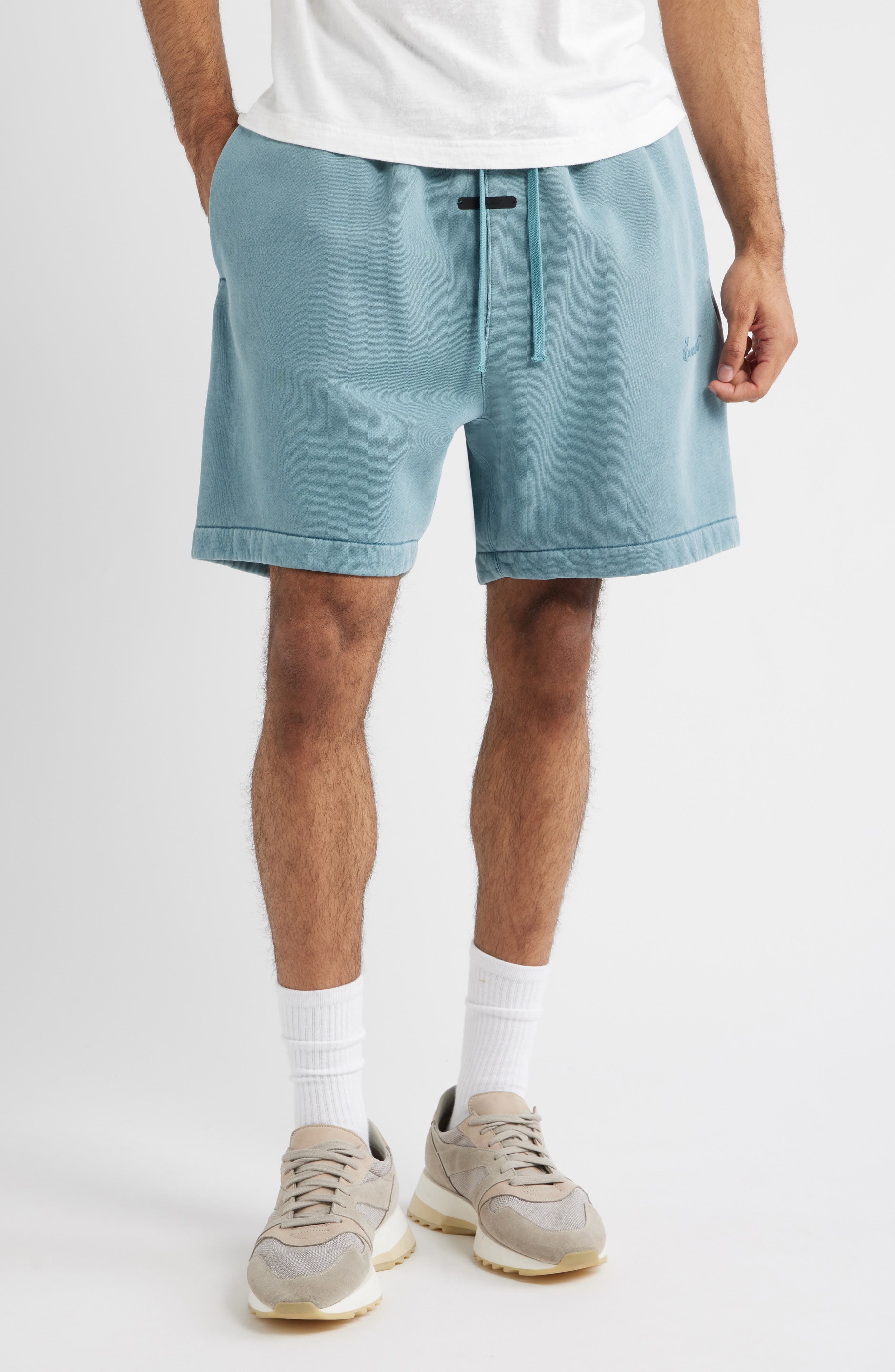 Classic Fit Signature Logo Sweat Shorts - image 1