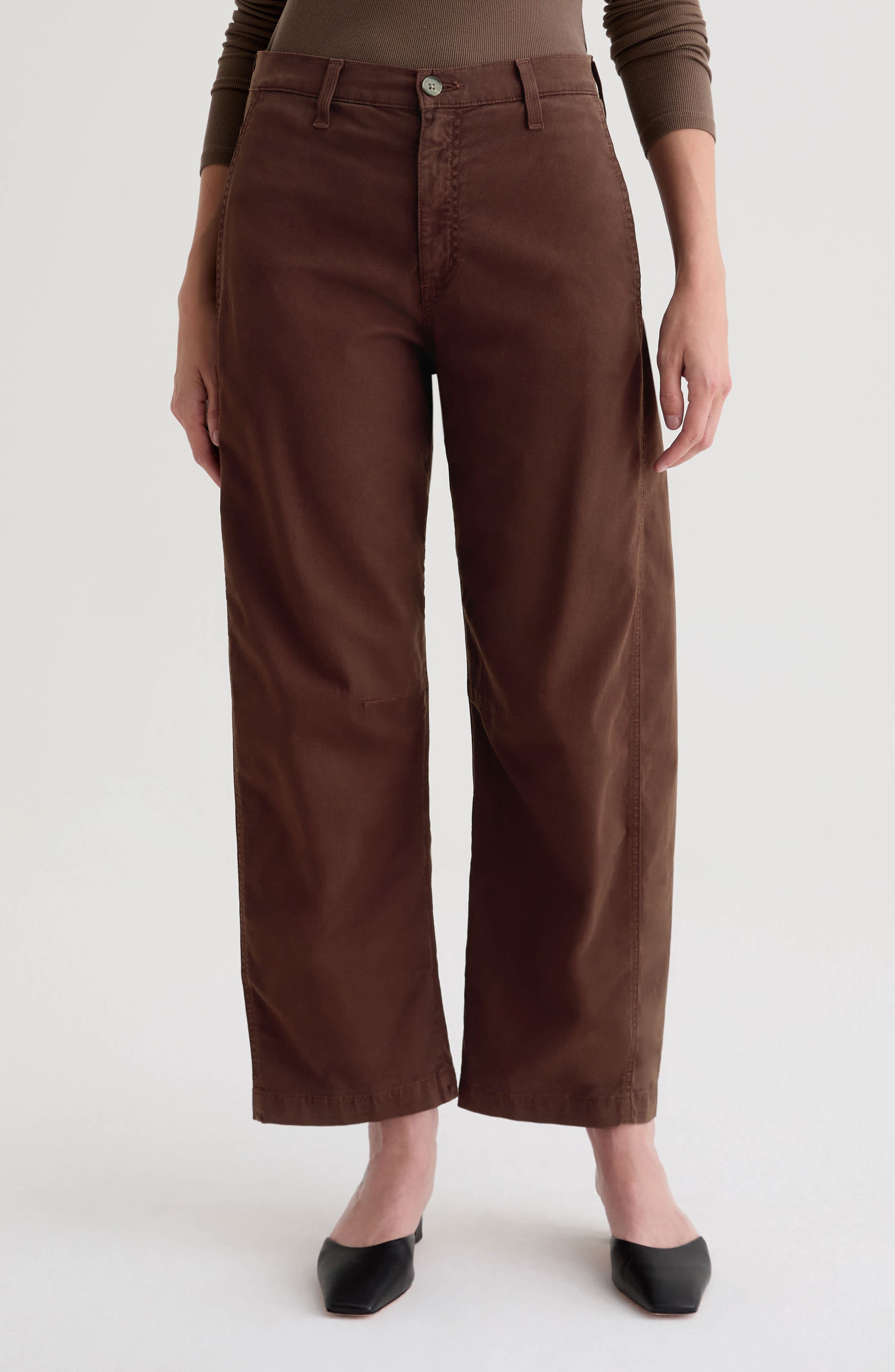 Fiona Ankle Barrel Leg Chinos - image 1