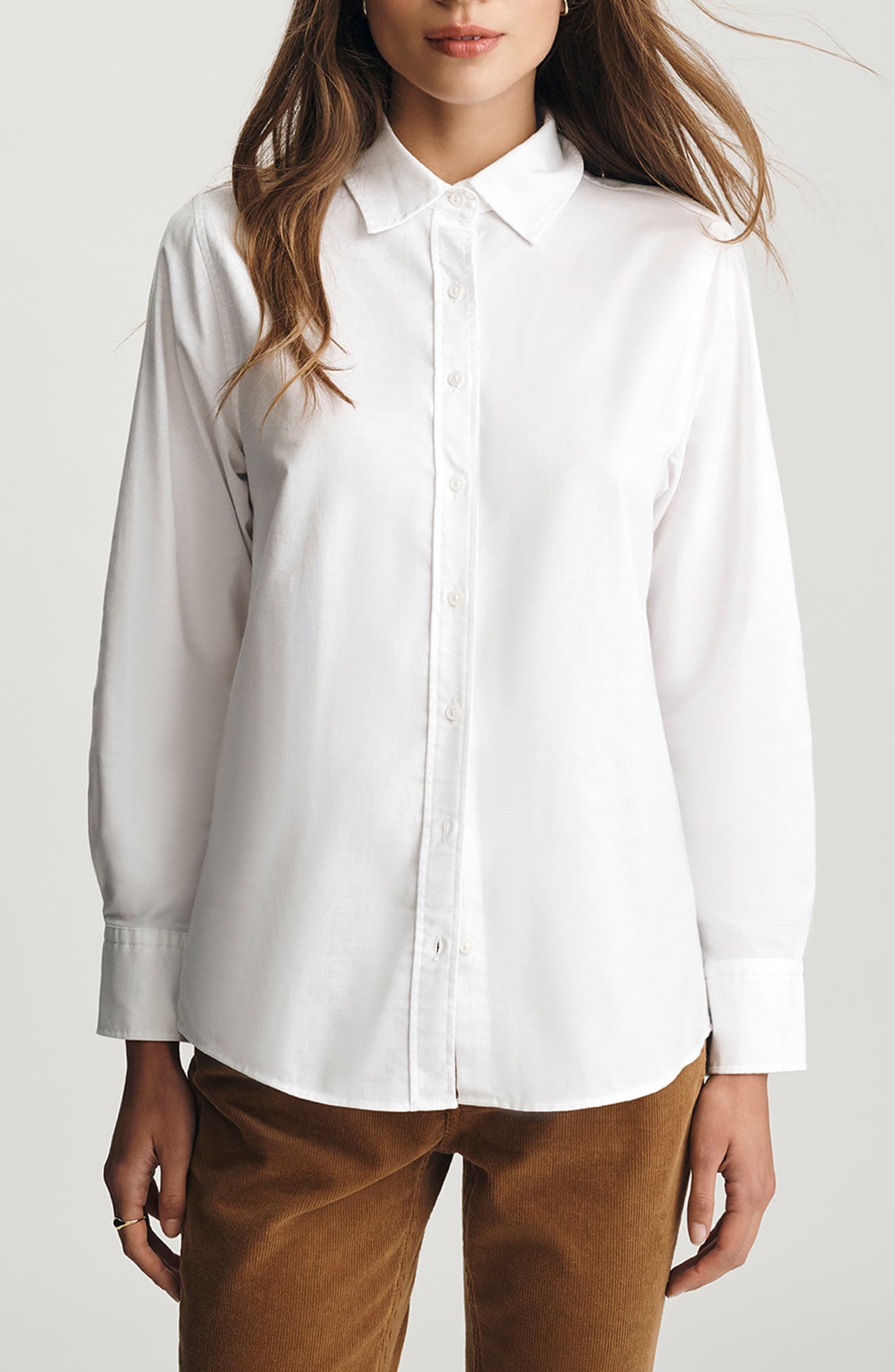 Slim Fit Cotton Button-Up Shirt - image 1