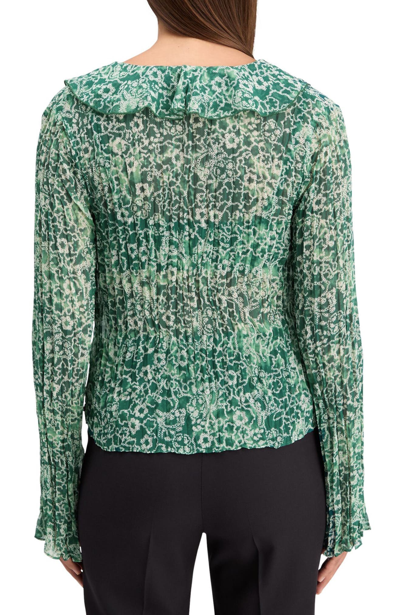 Ruffle Pleated Top - image 2
