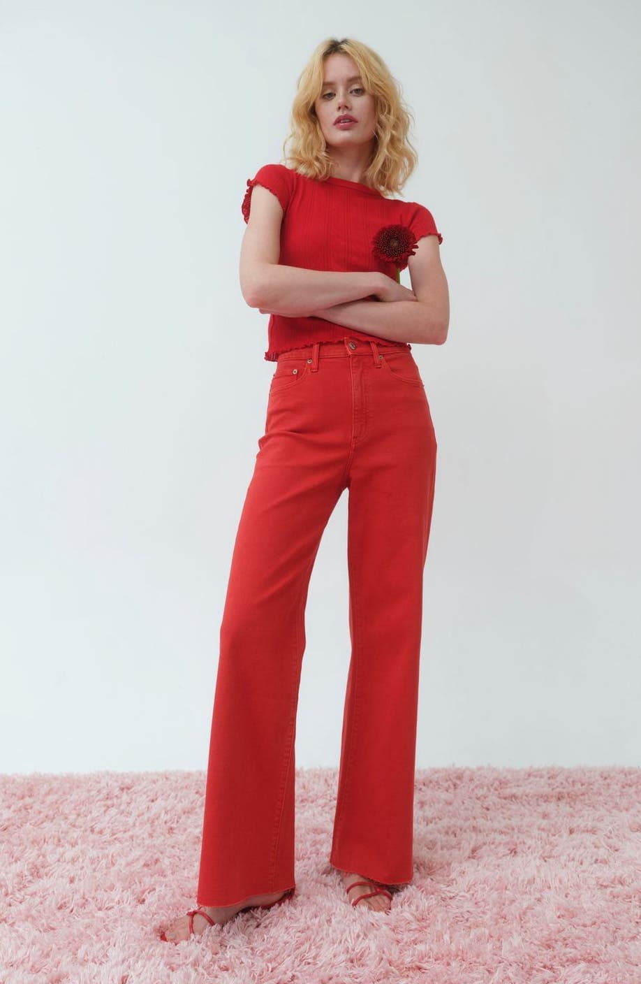 Far Out High Waist Wide Leg Jeans - image 2
