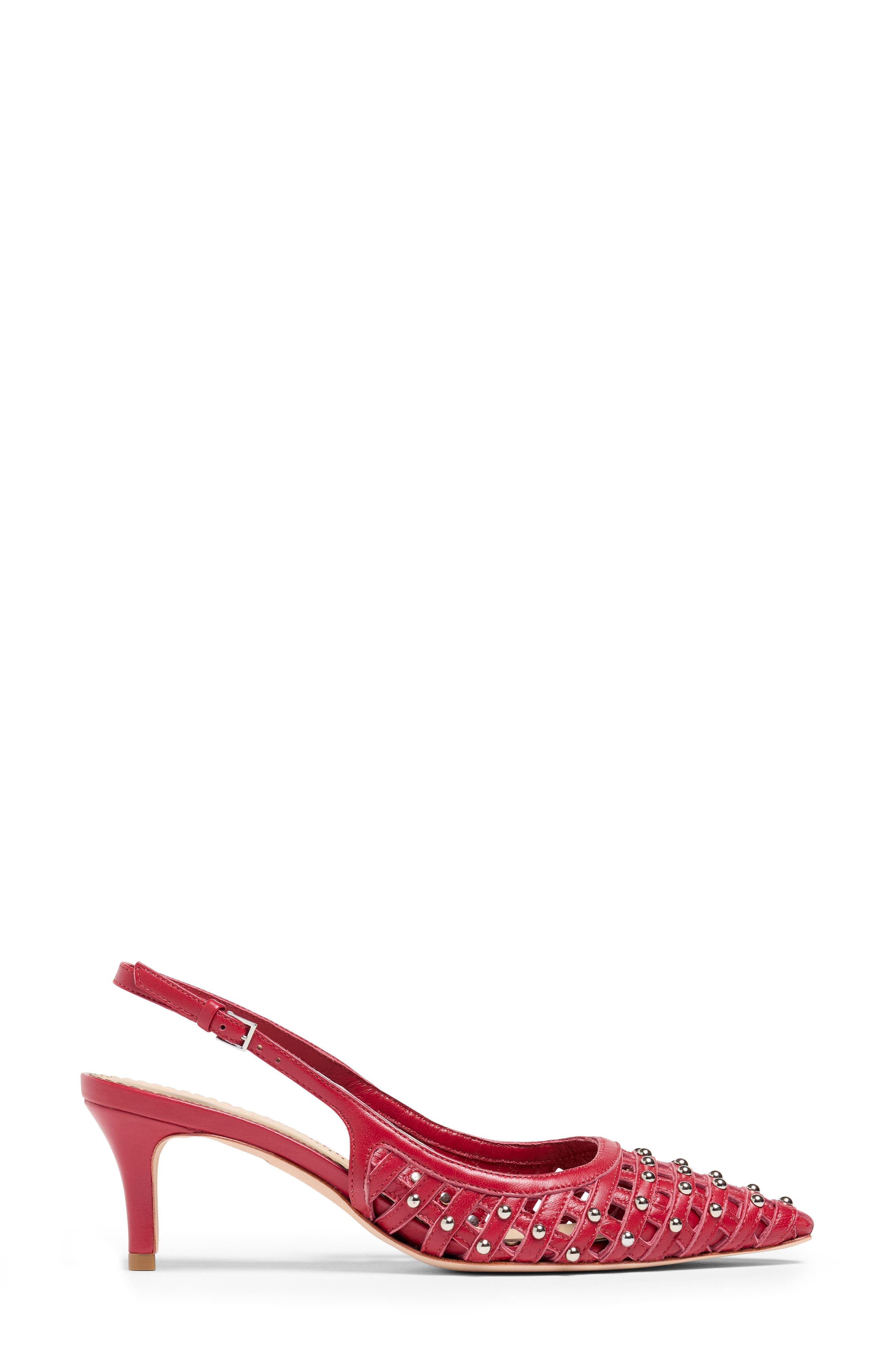 Rena Cage Studded Slingback Pointed Toe Pump - image 2