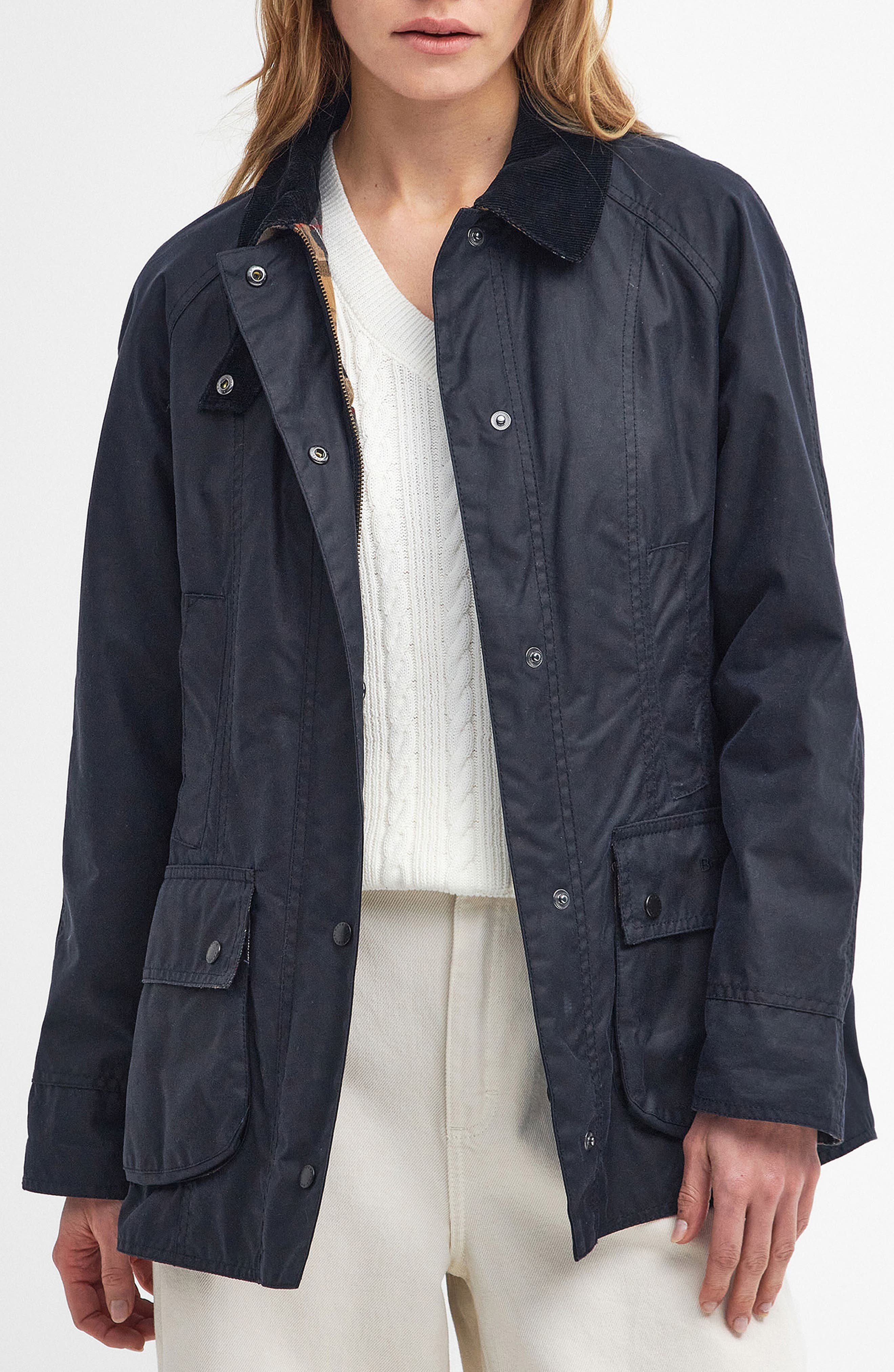 Beadnell Water Resistant Waxed Cotton Jacket - image 5