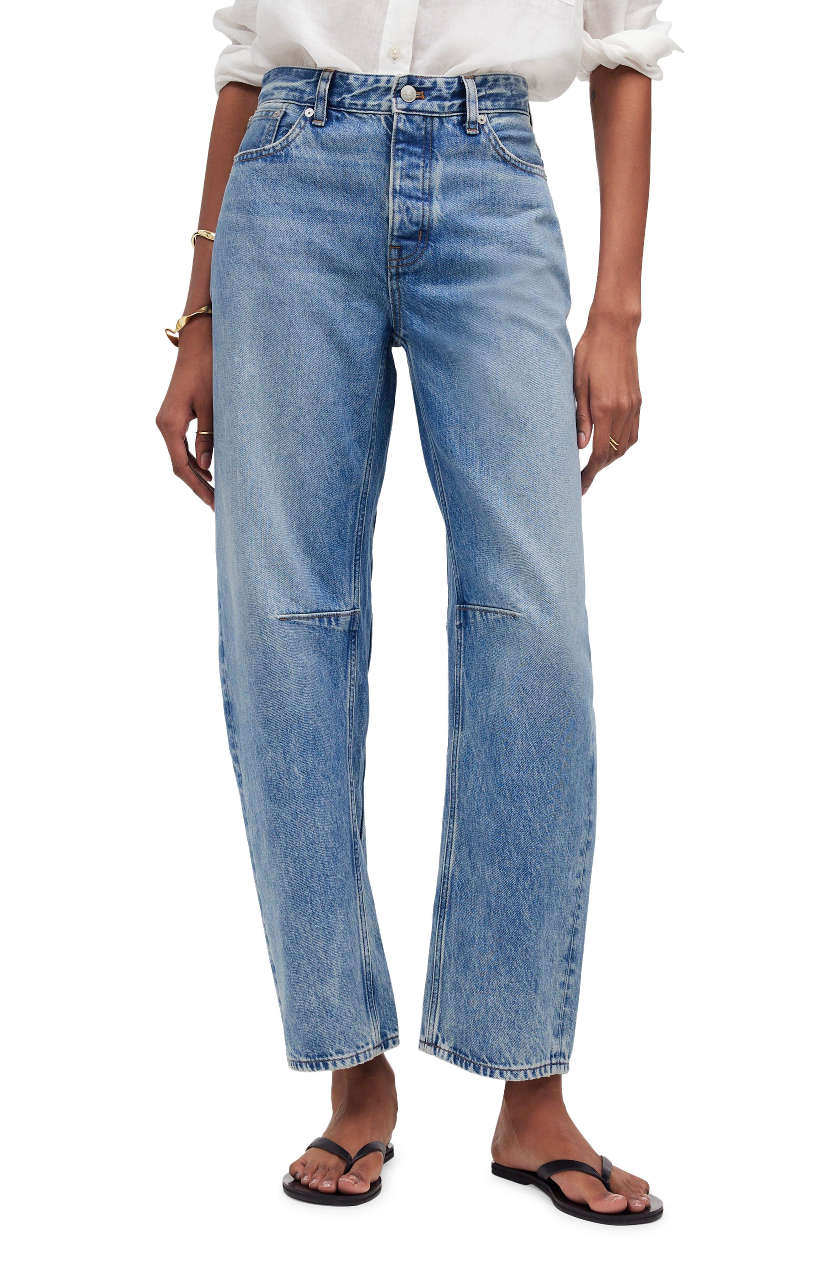 The Darted Barrel Leg Jeans - image 1