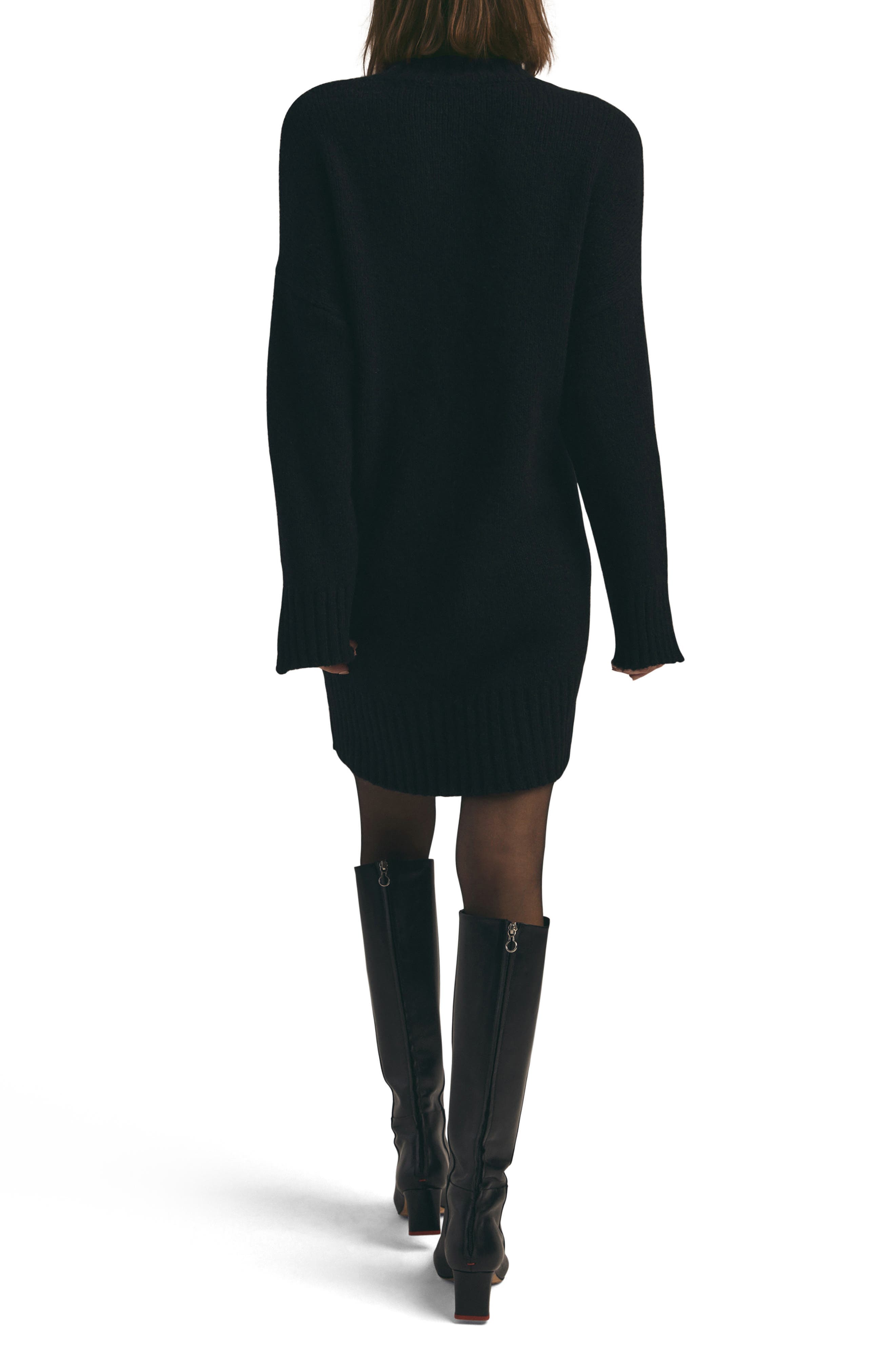 The St. James Long Sleeve Wool & Cashmere Blend Turtleneck Sweater Dress - image 2