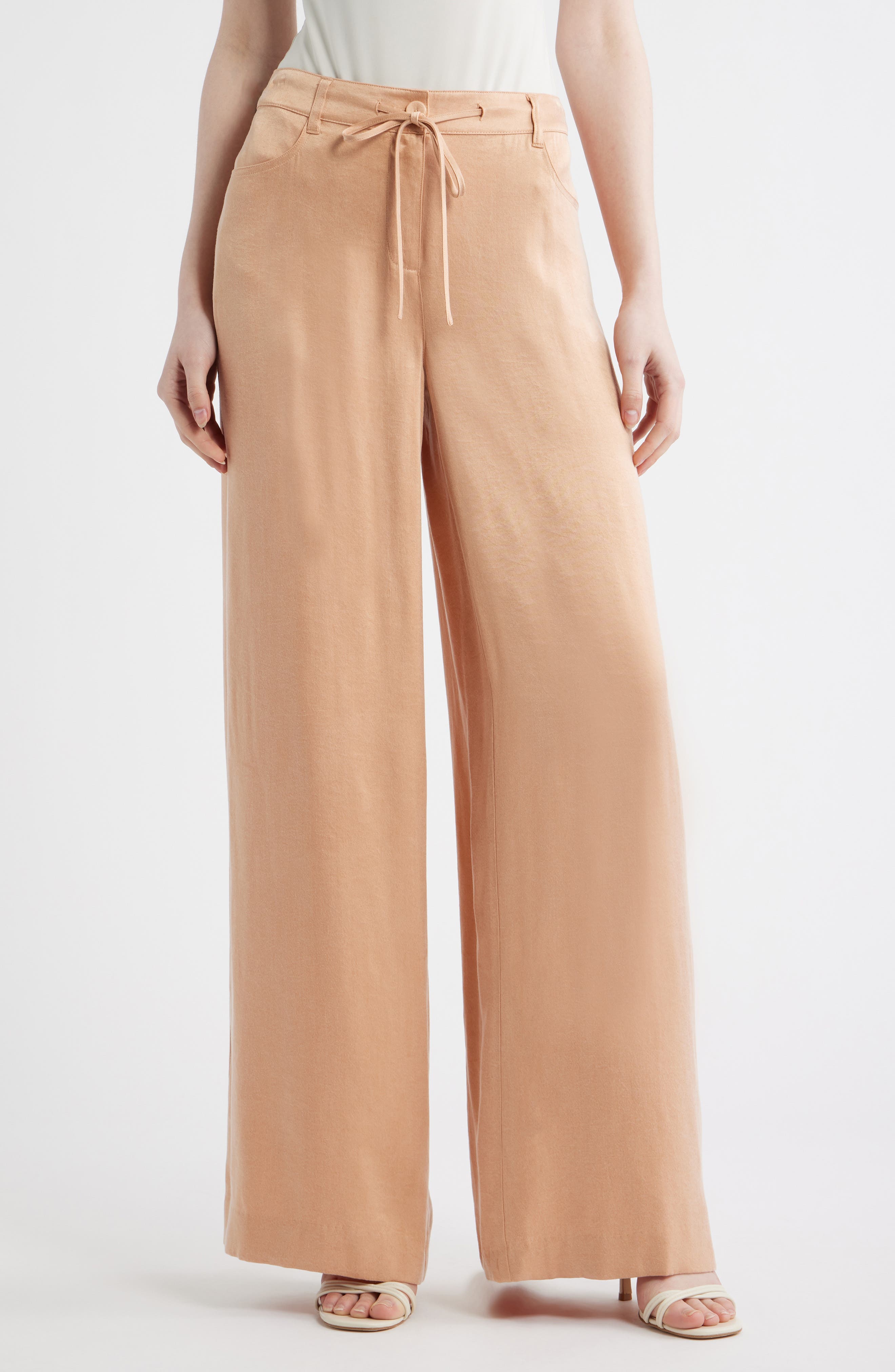 Mason Wide Leg Drawstring Pants - image 1