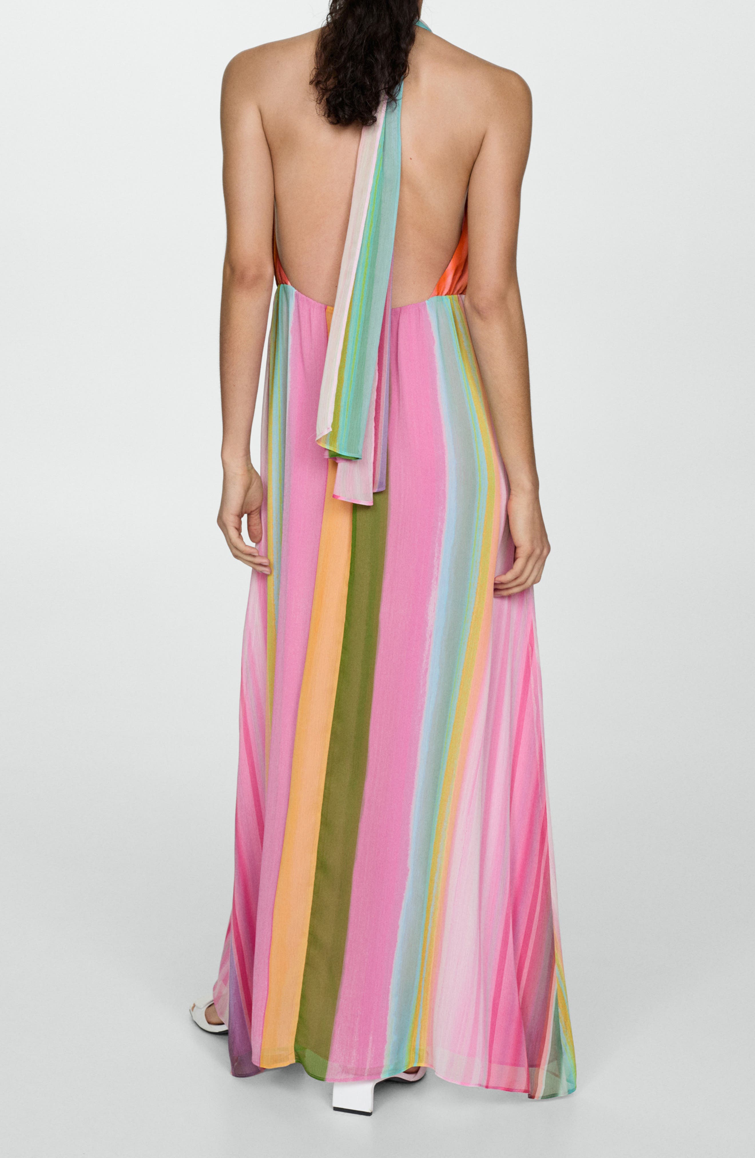Stripe Chiffon Sundress - image 2