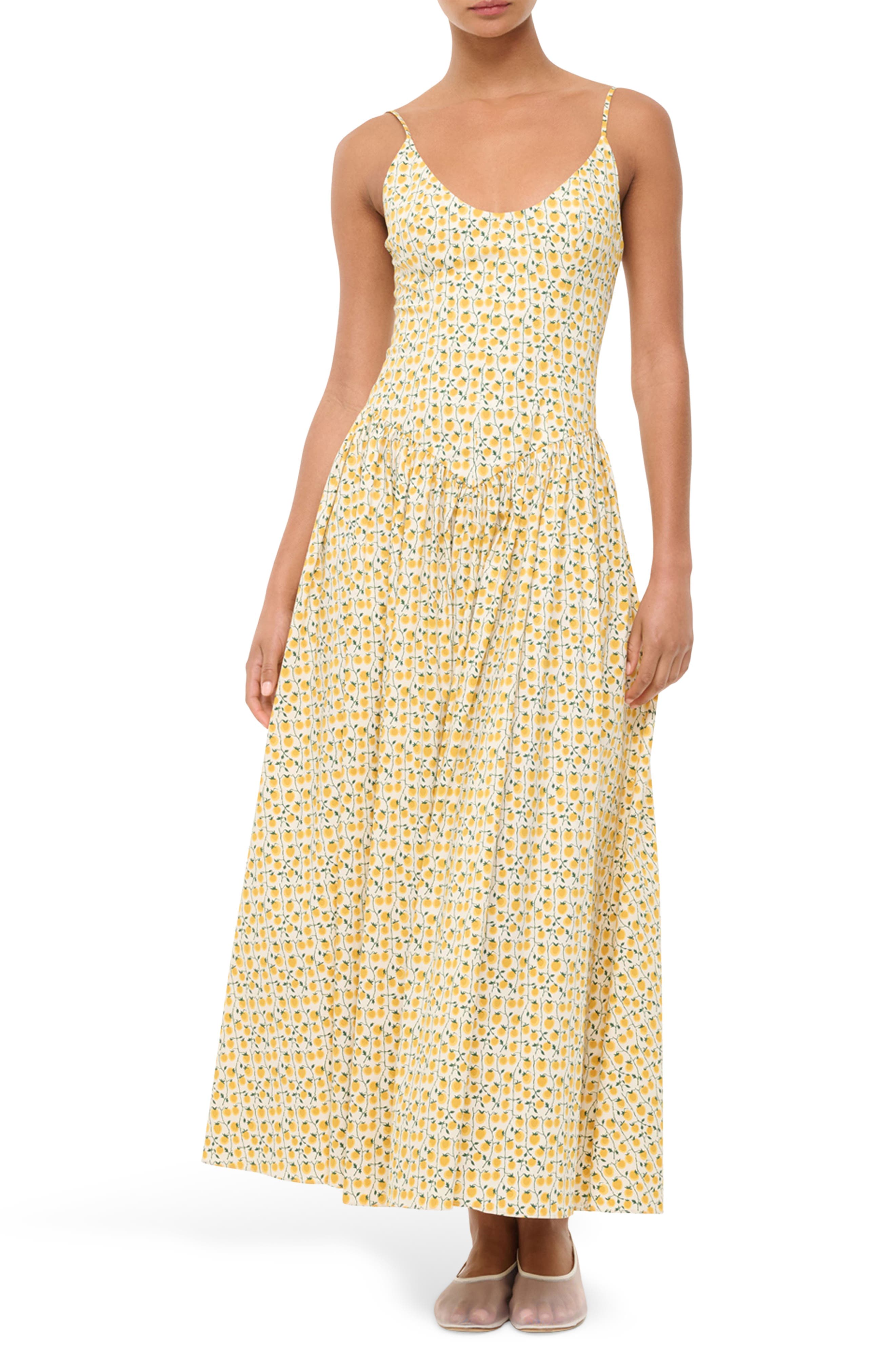 Dena Floral Cotton Maxi Dress - image 1