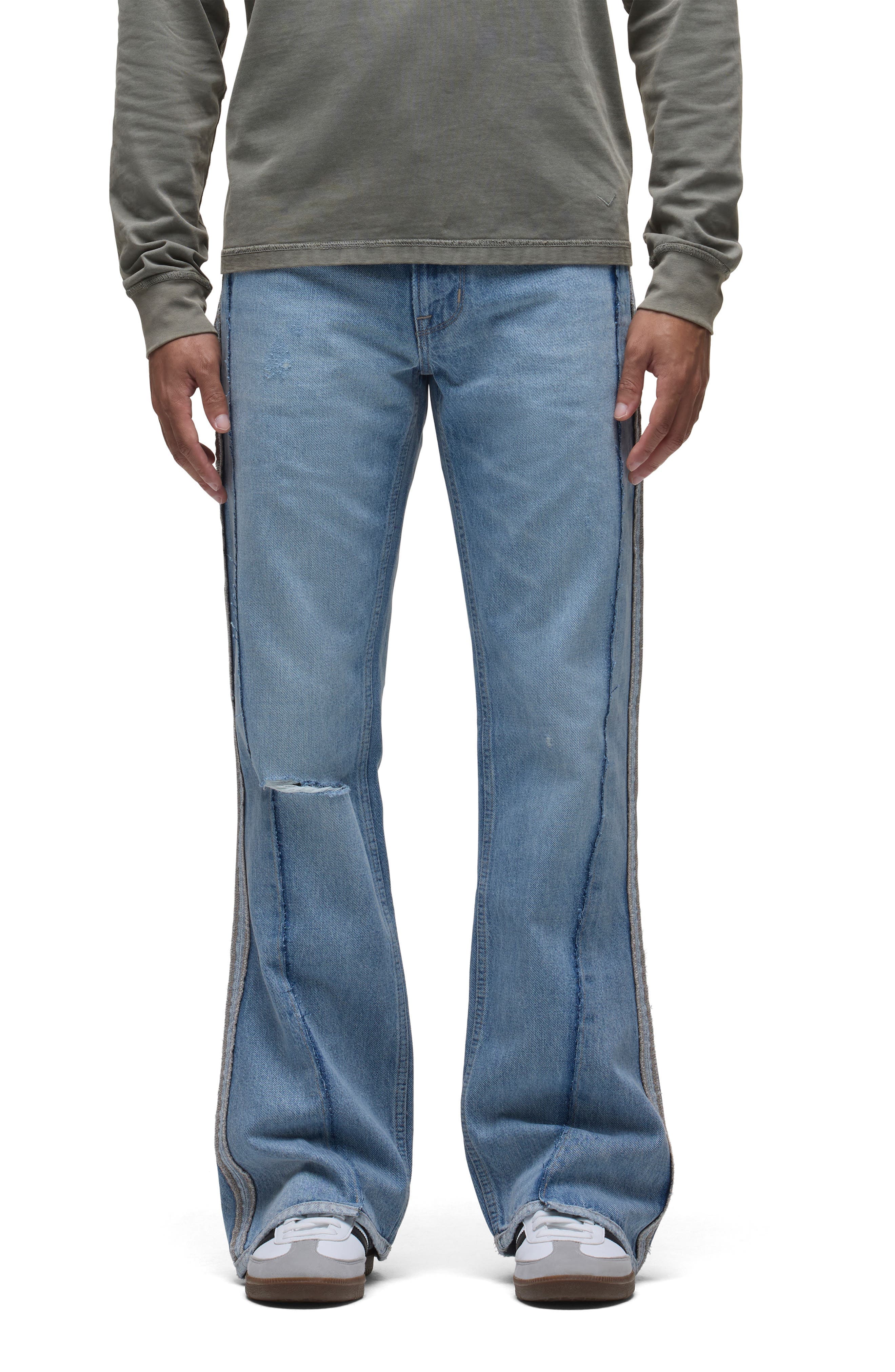 Walker Reconstruction Kick Flare Jeans - image 1
