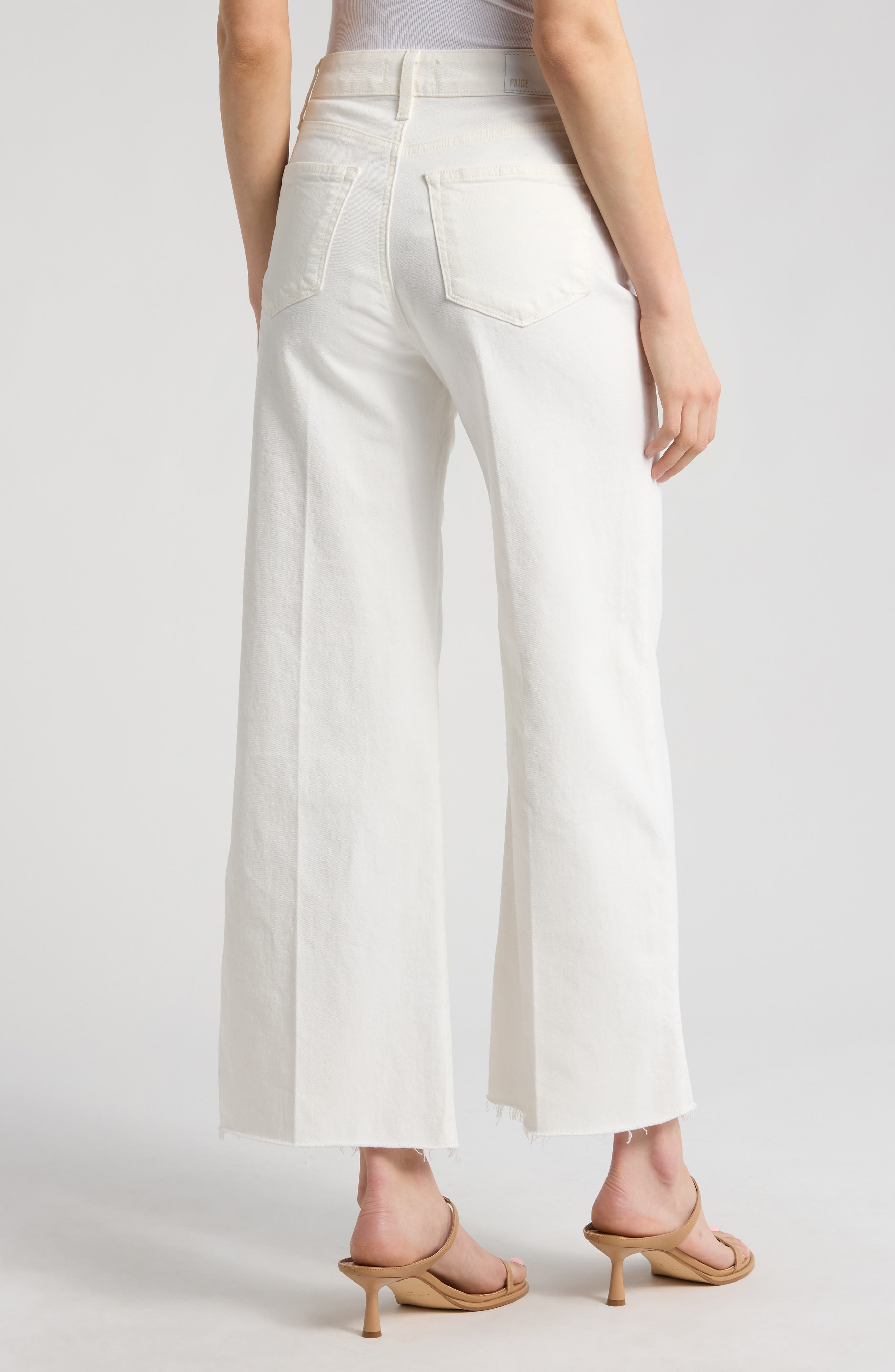 Anessa High Waist Raw Hem Wide Leg Jeans - image 2