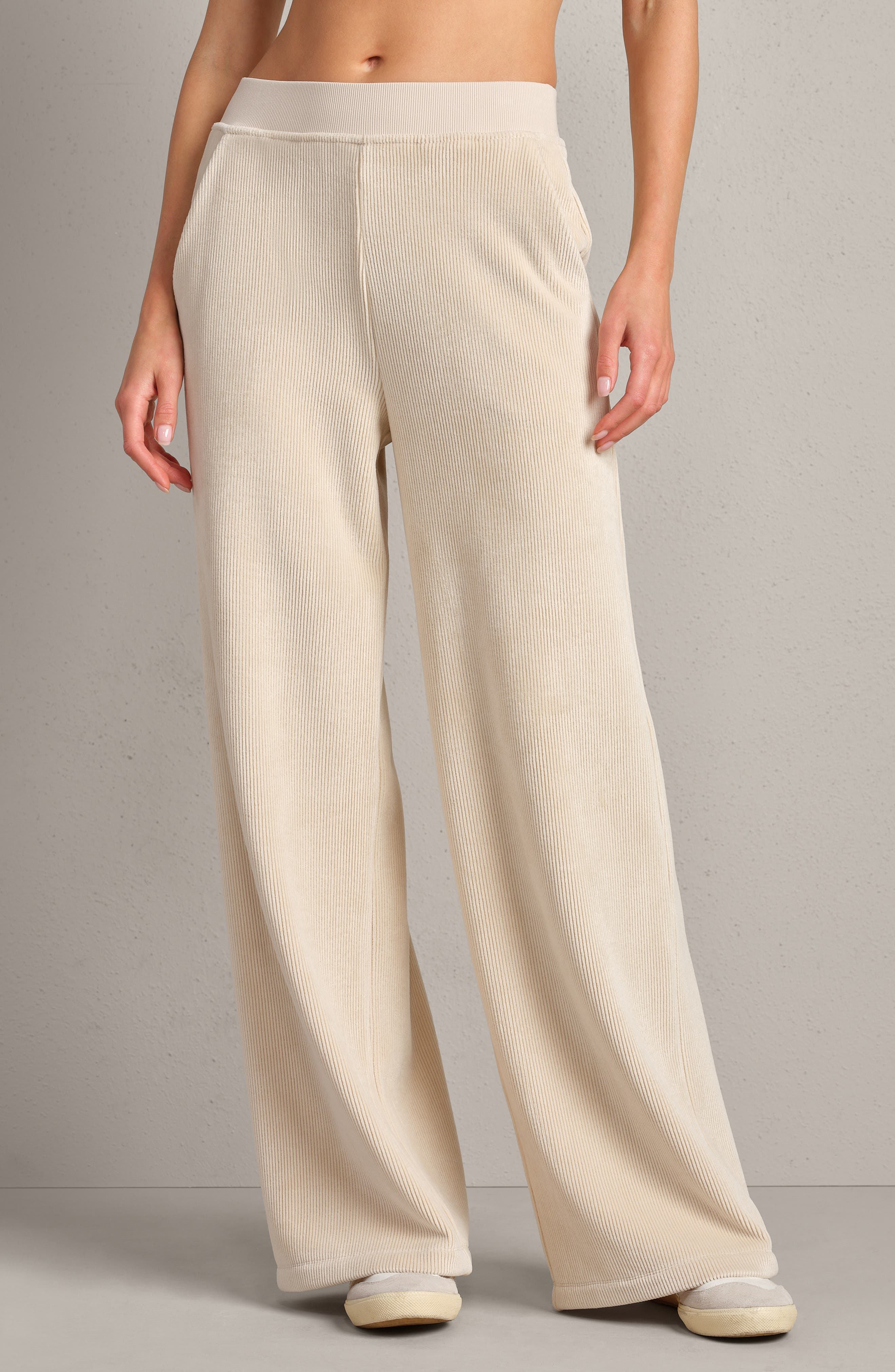 Corduroy Wide Leg Pants - image 1