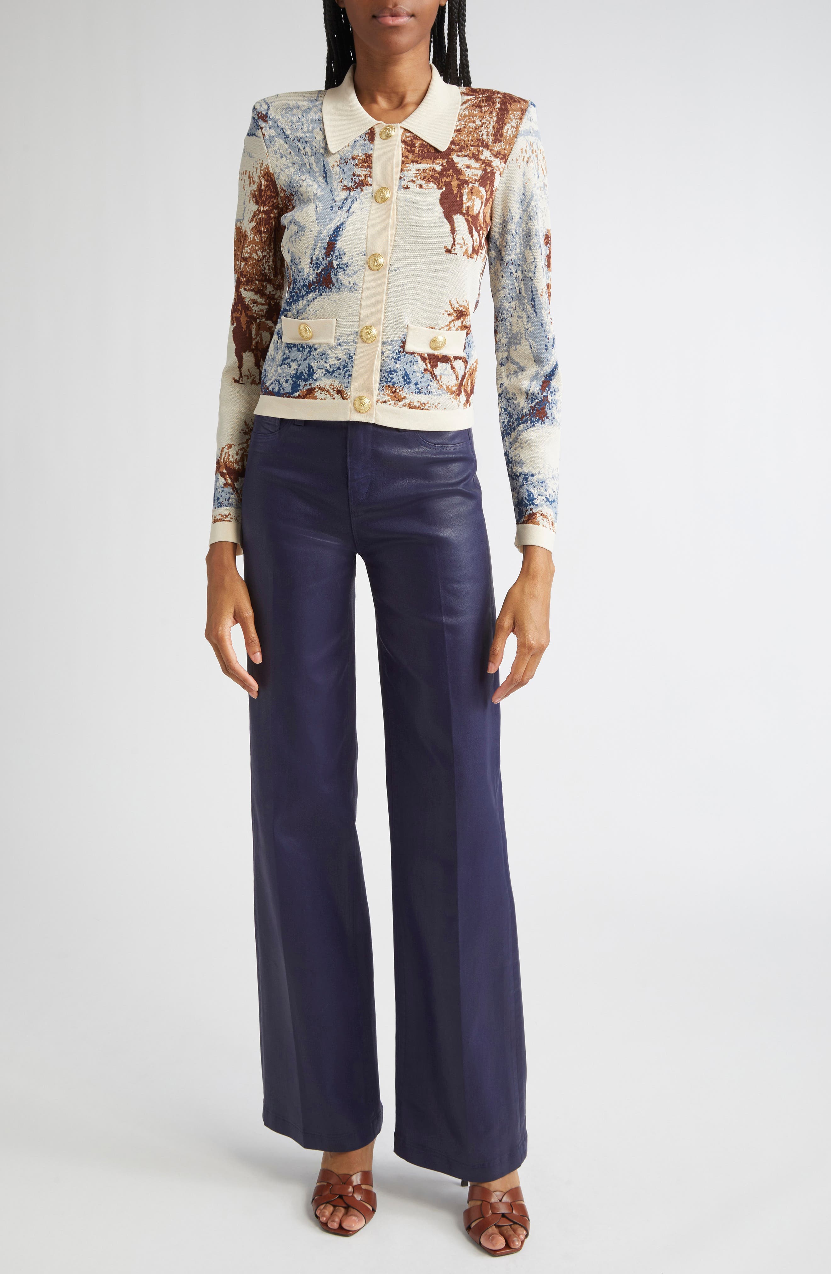 Osiris Jacquard Knit Jacket - image 2
