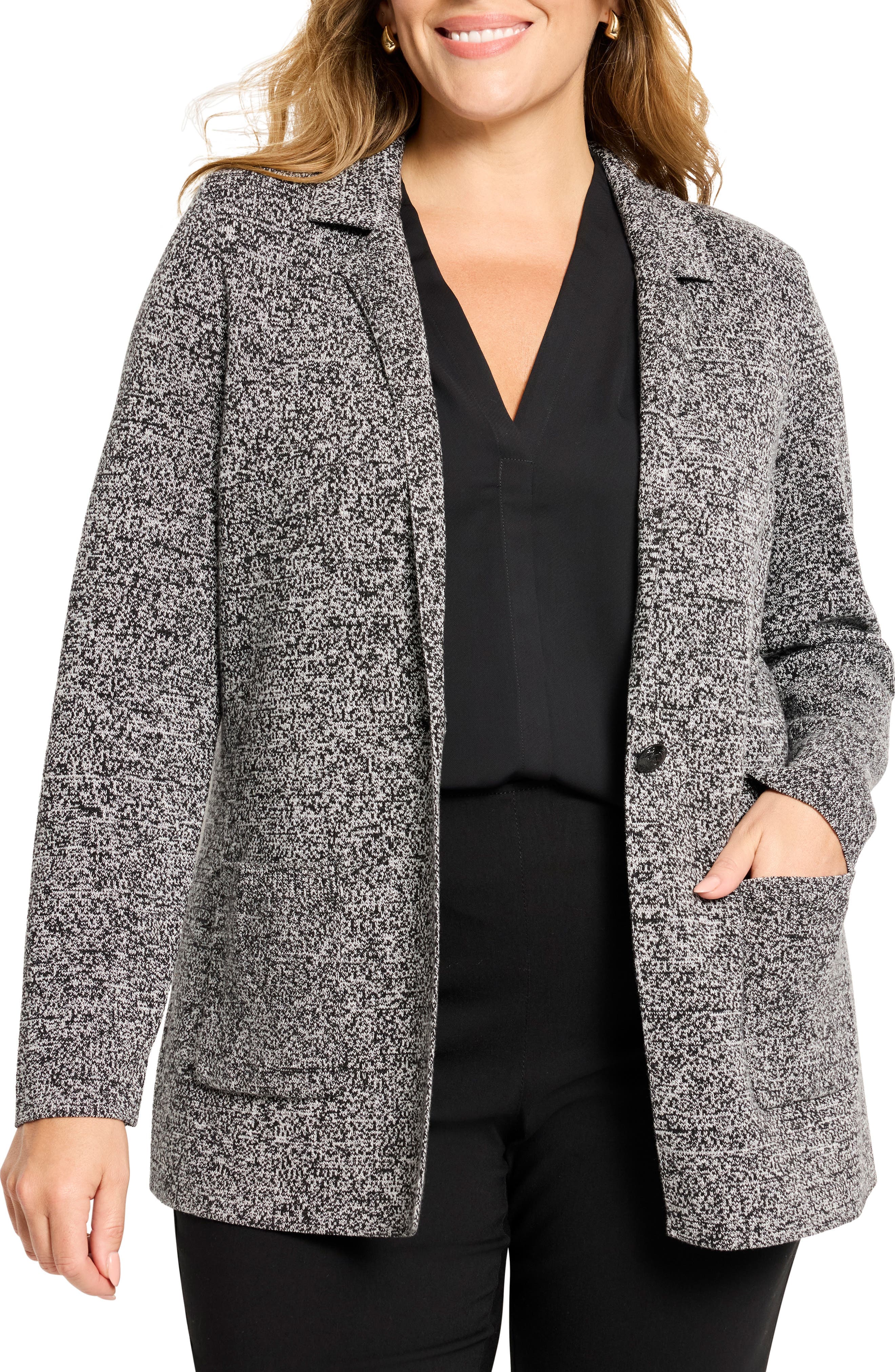 Knit Blazer - image 1