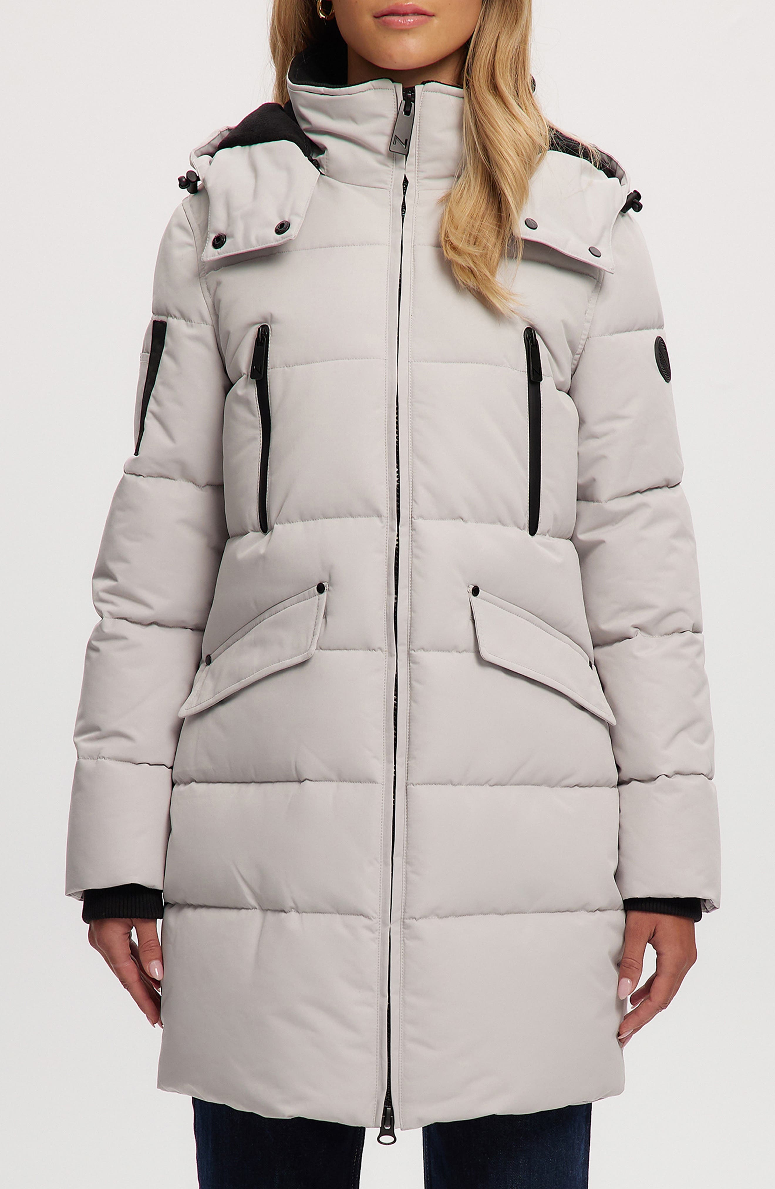 Addie Water Resistant Quilted Hooded Parka - image 1