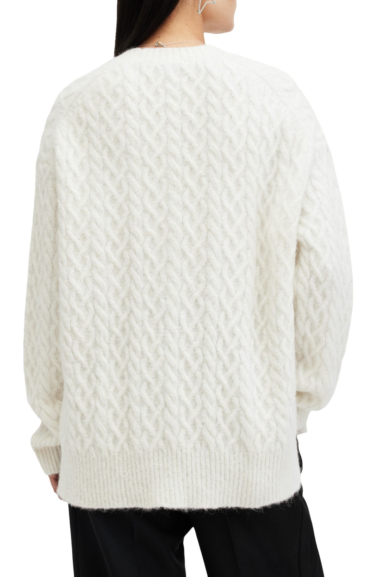 Sirius Relaxed Alpaca Blend Cable Sweater - image 2
