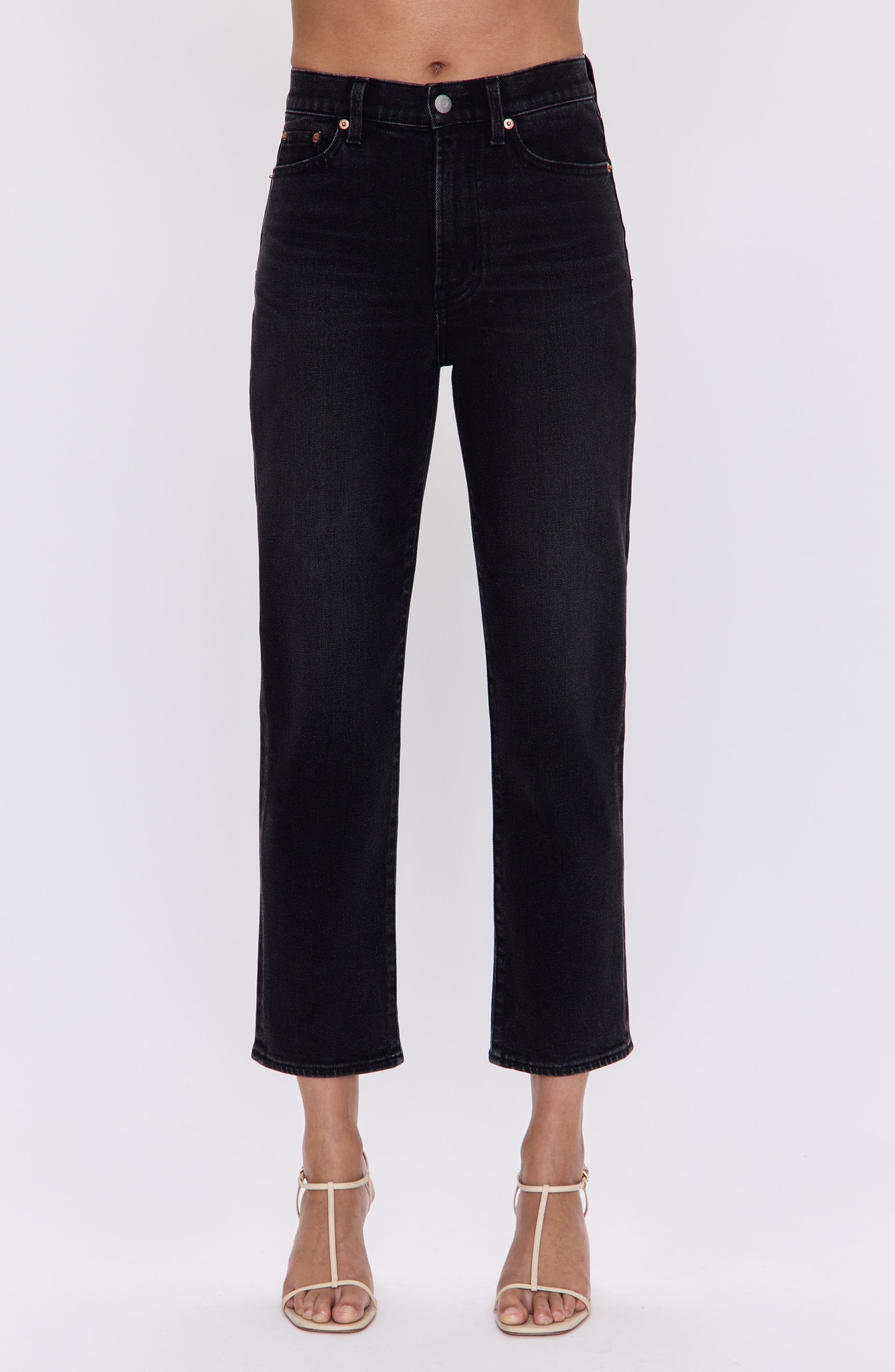 Charlie High Waist Ankle Straight Leg Jeans - image 1