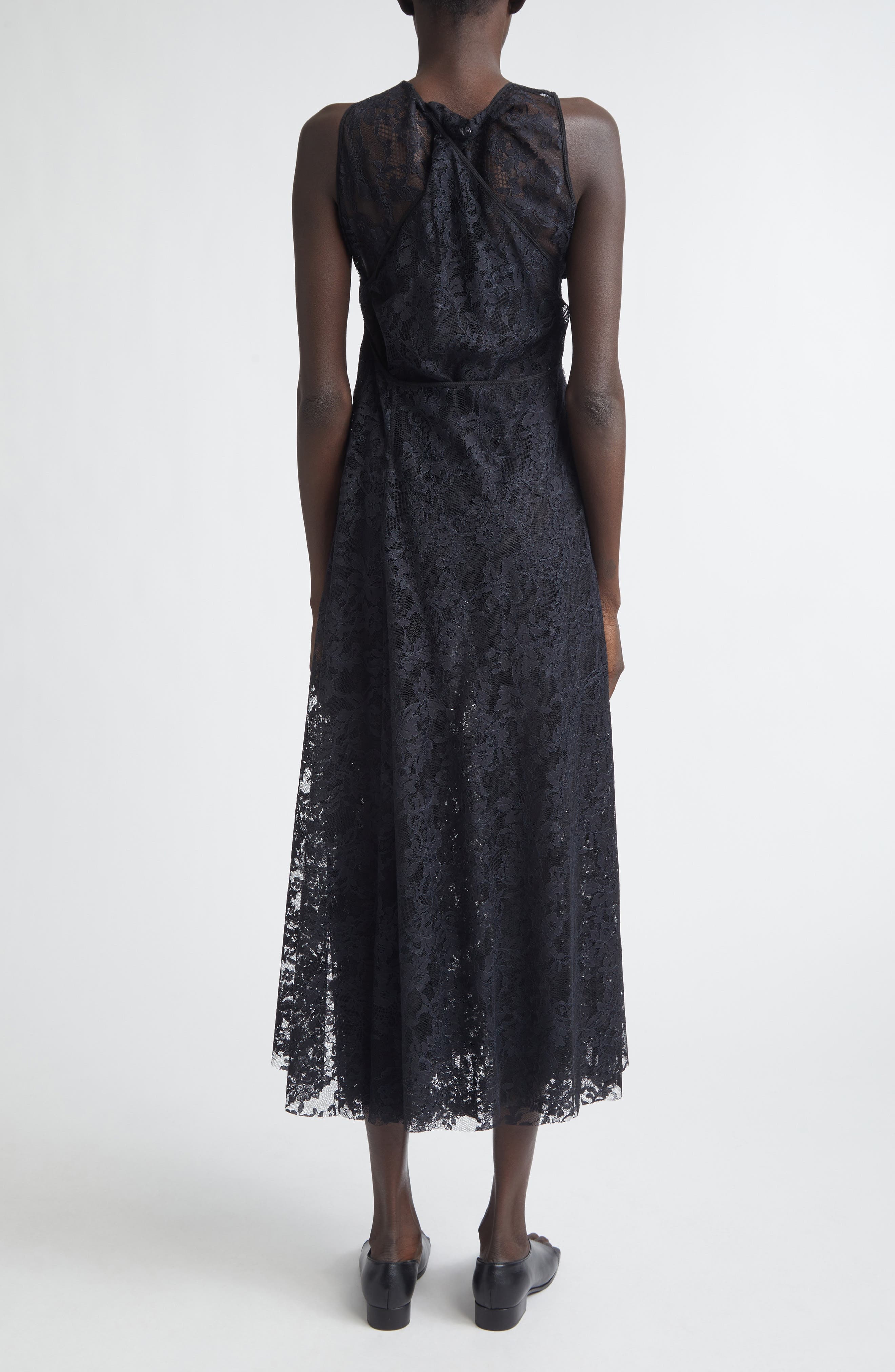 Nylon Raschel Lace Dress - image 2