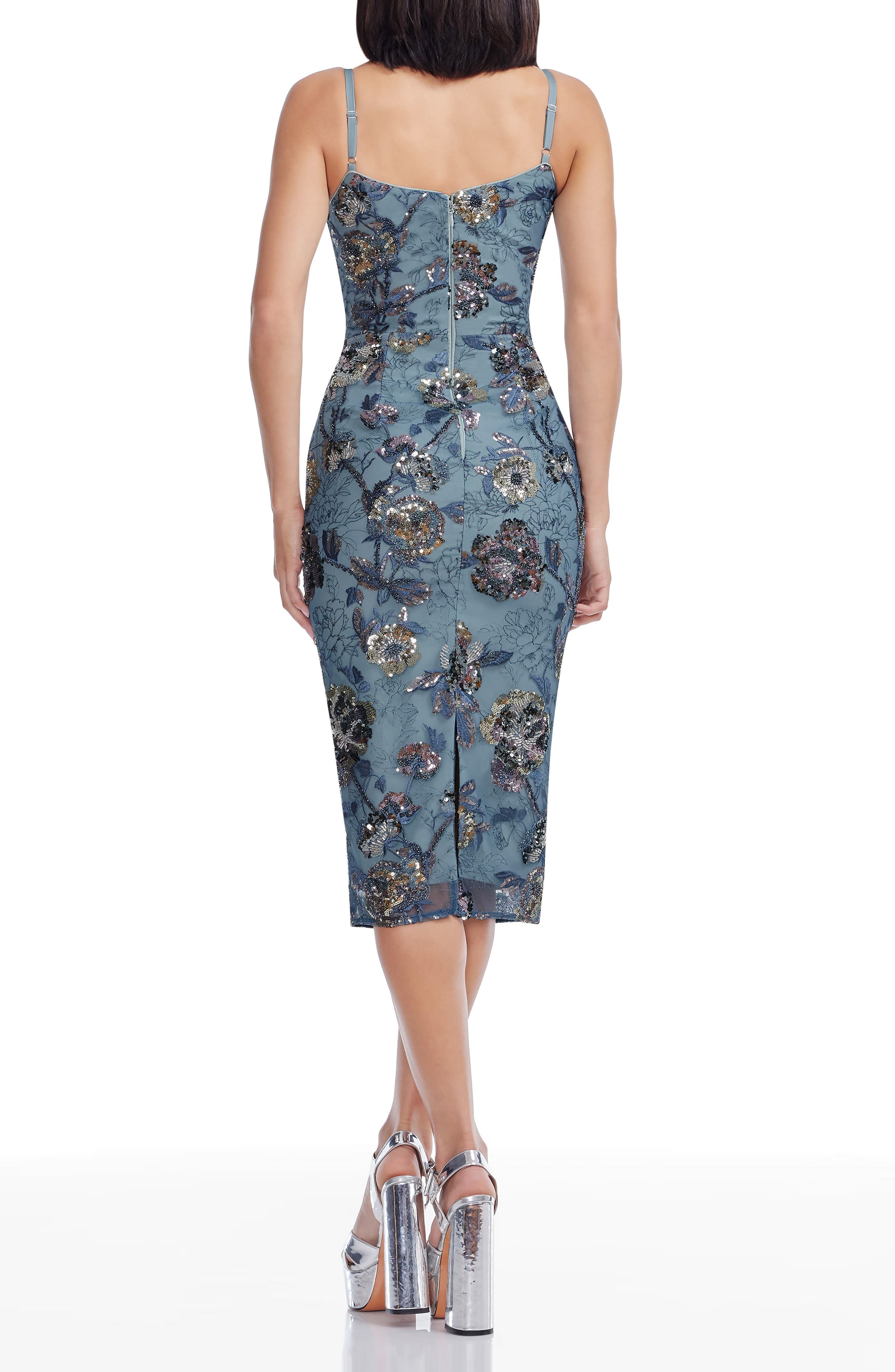 Blakely Floral Embroidery Midi Dress - image 2