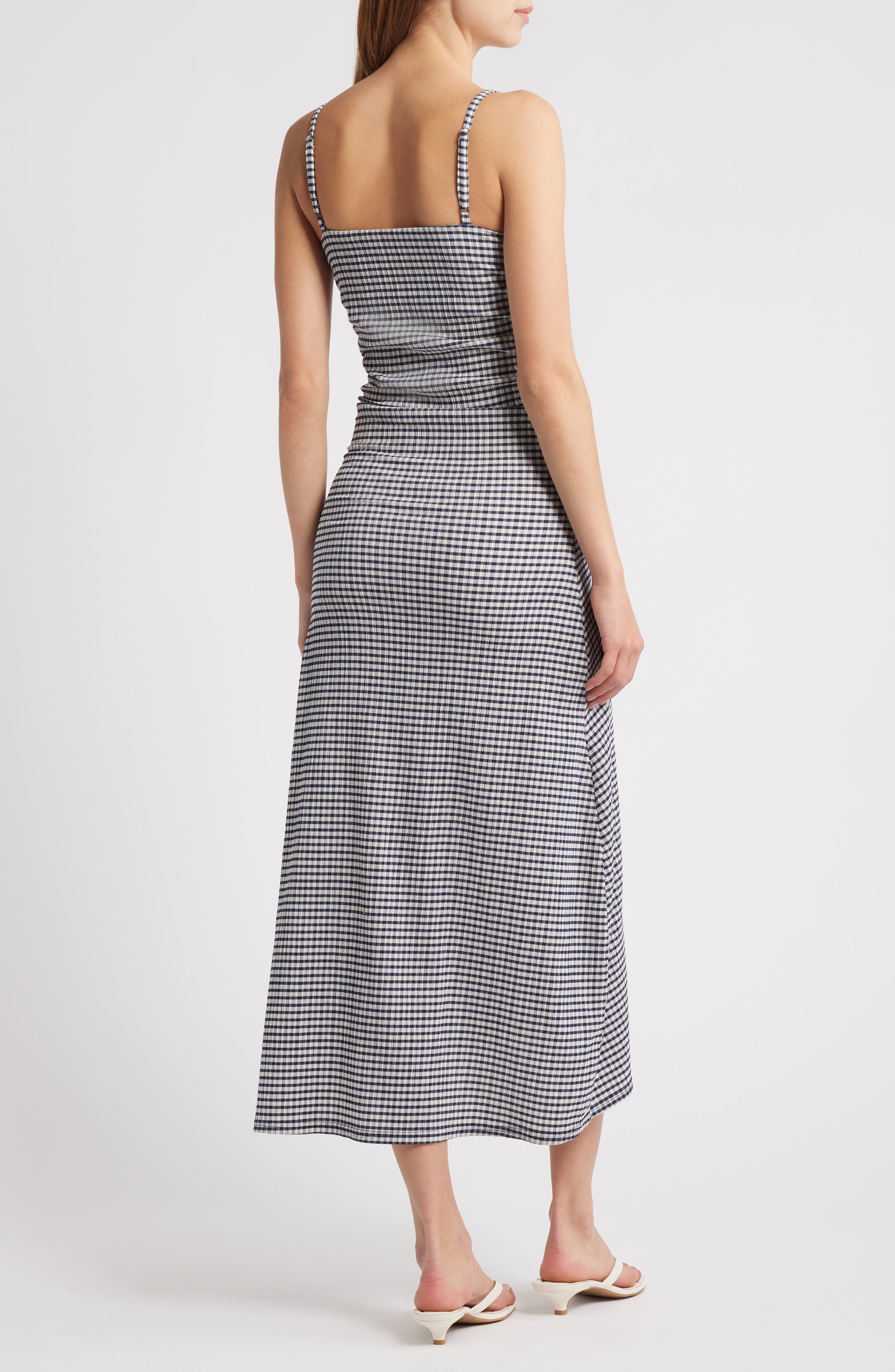 Mari Ruched Sleeveless Midi Dress - image 2