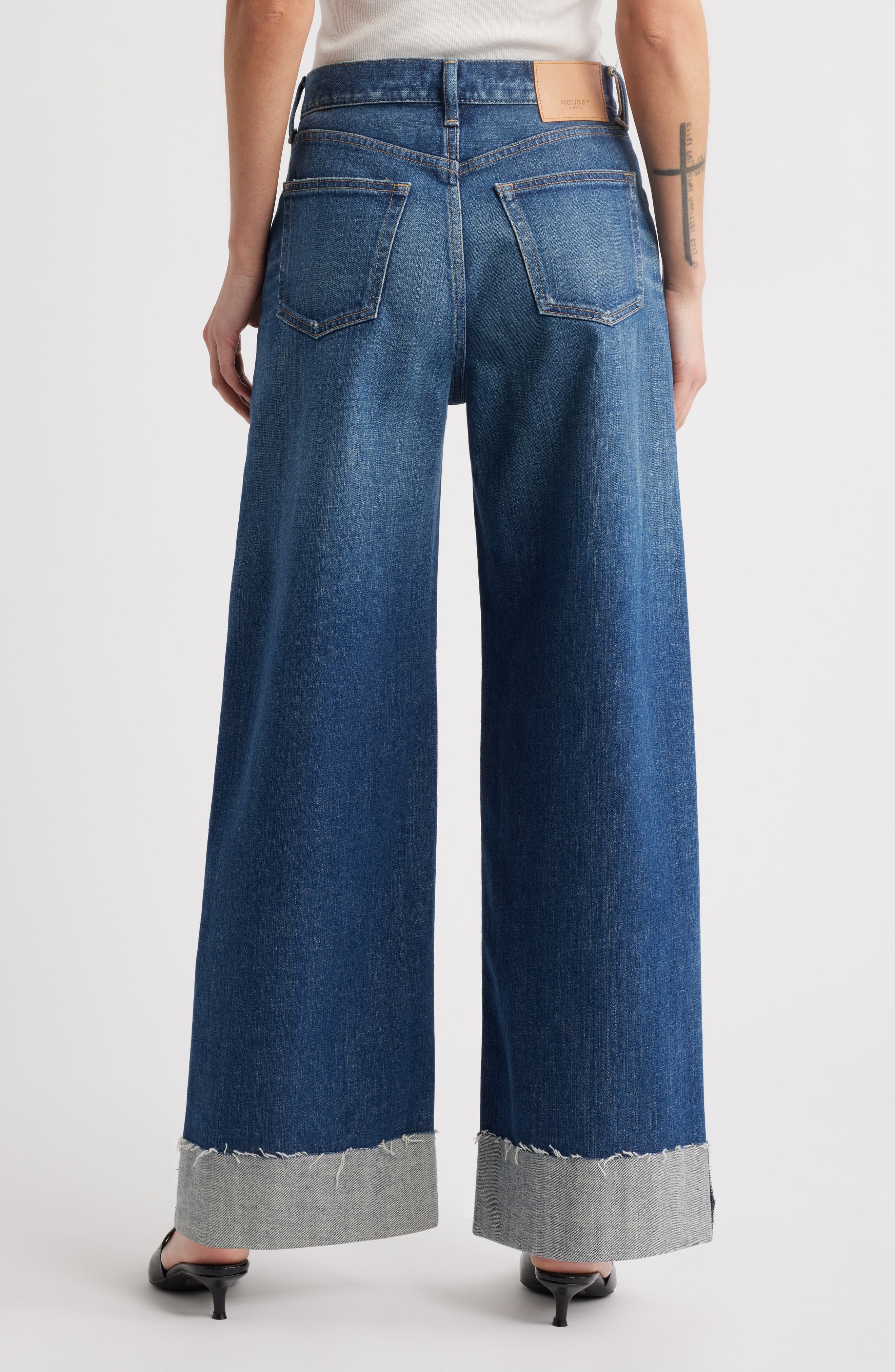 Lebittown Cuffed Superwide Leg Jeans - image 2