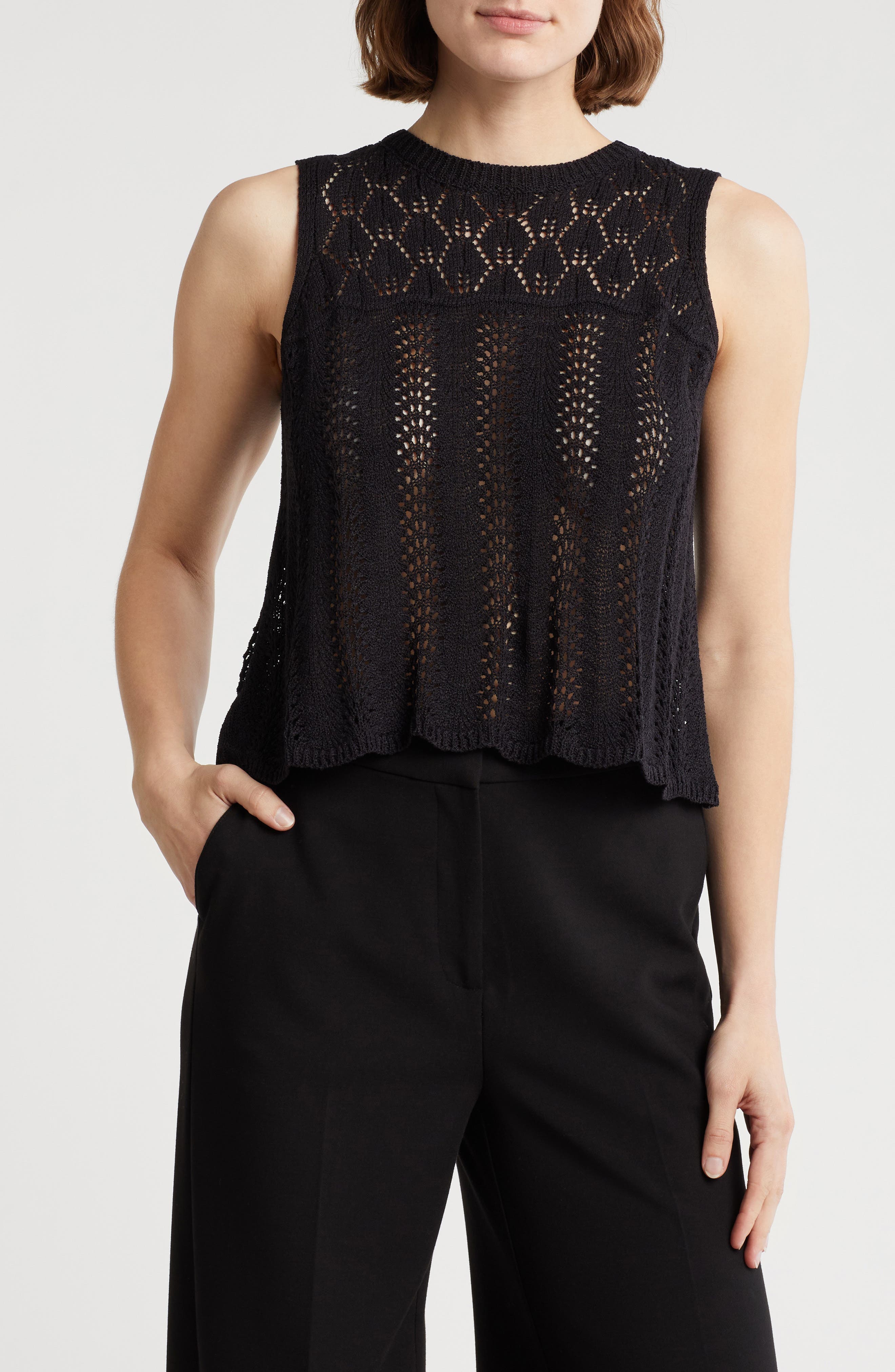 Sofia Pointelle Tank - image 1
