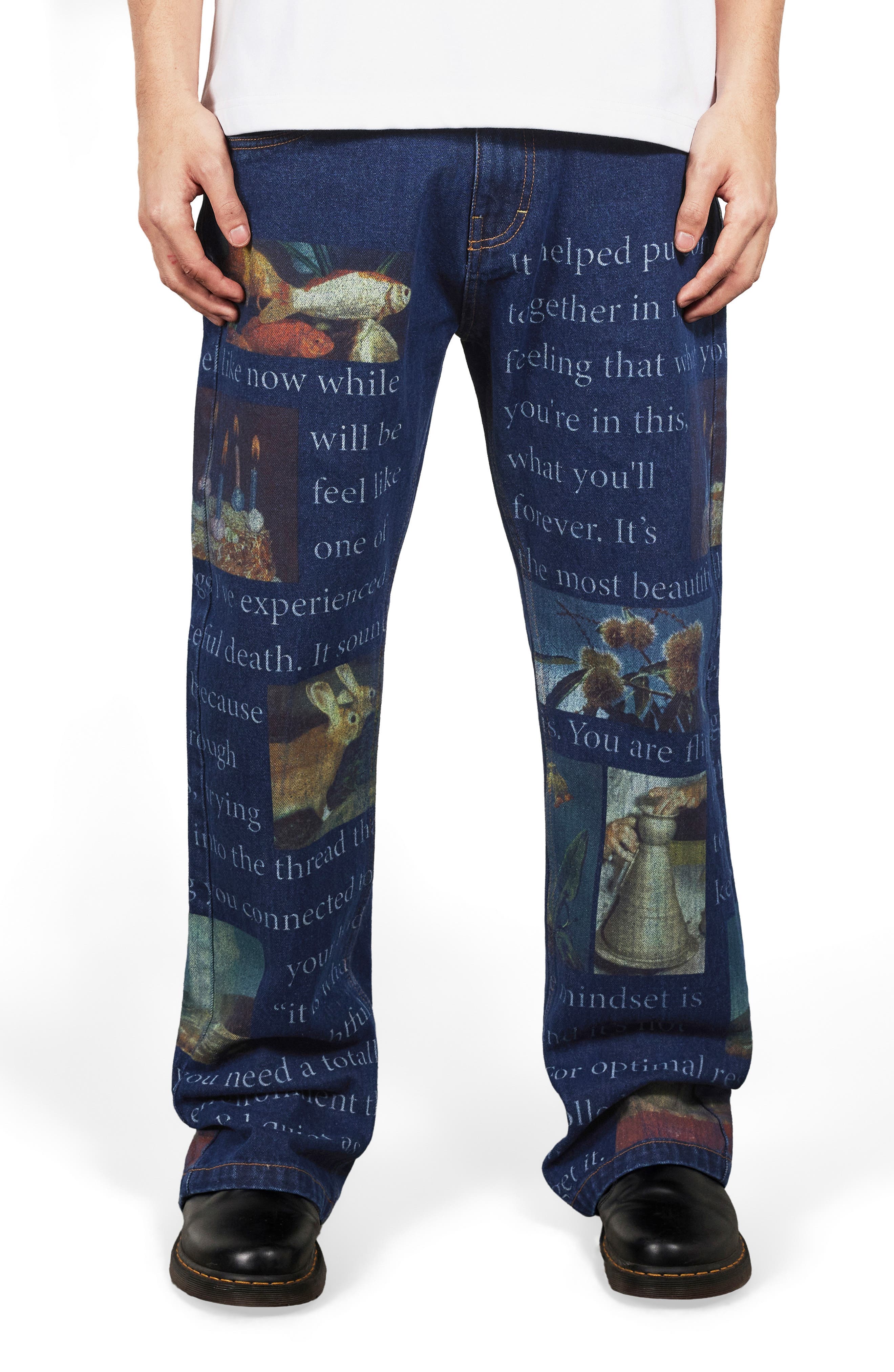 Connections Relaxed Straight Leg Jeans - image 1