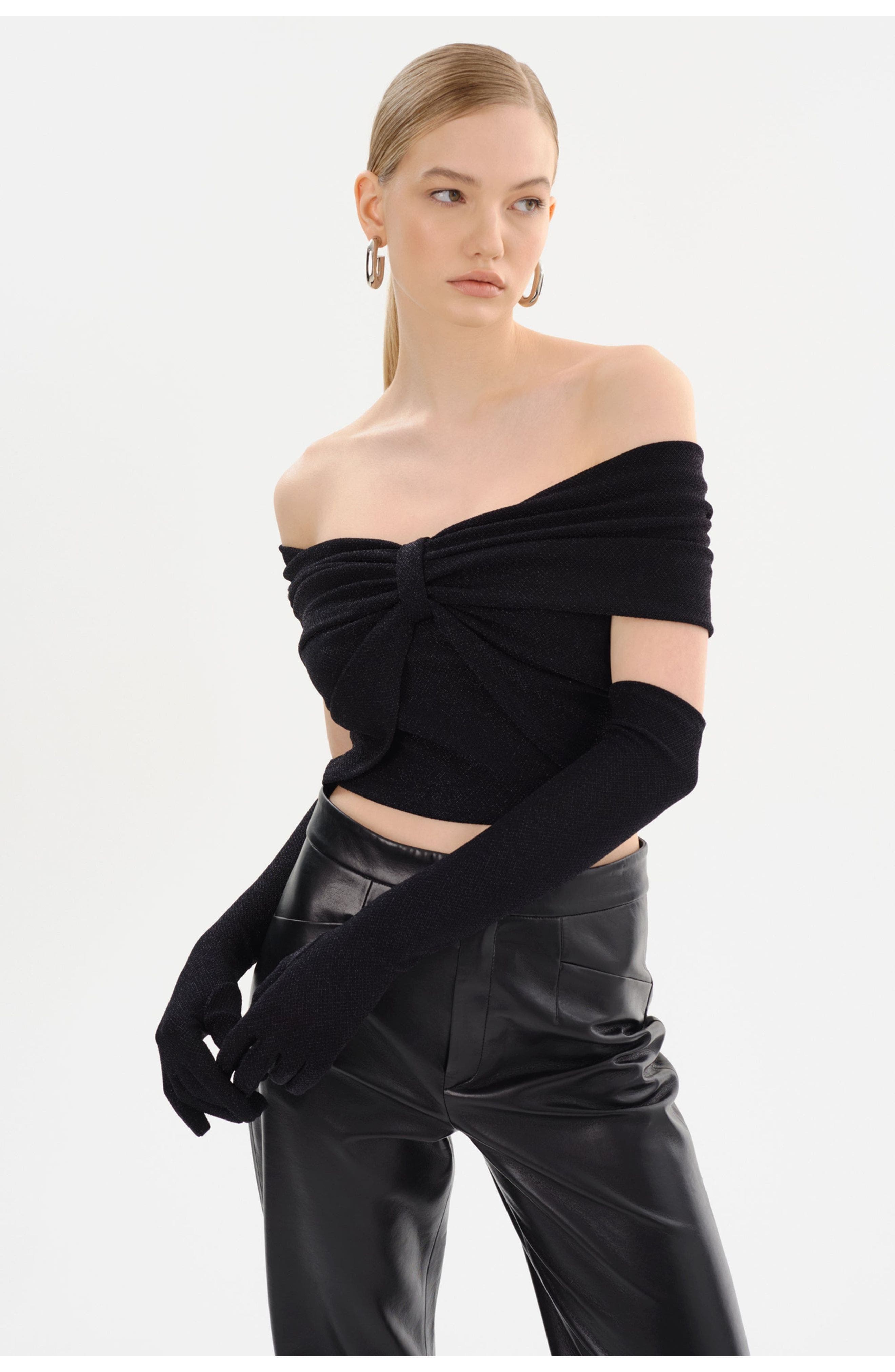 Camelia | Lurex Knit Top - image 2