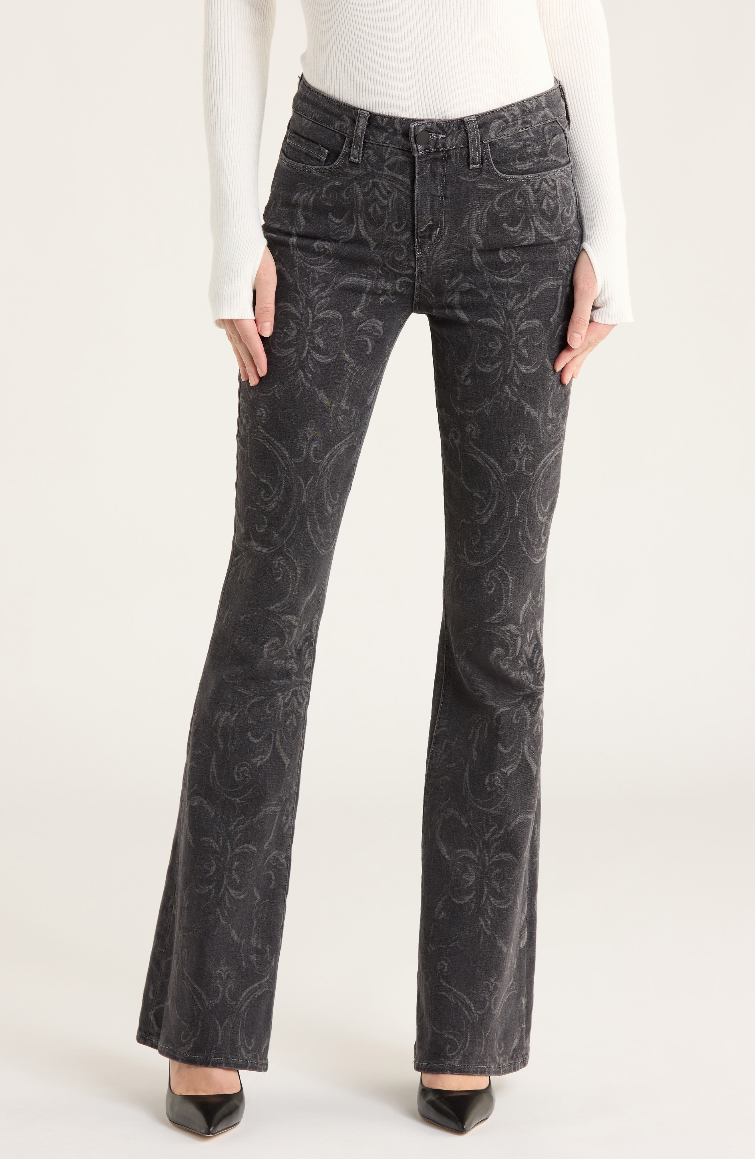 Marty High Waist Flare Leg Jeans - image 1