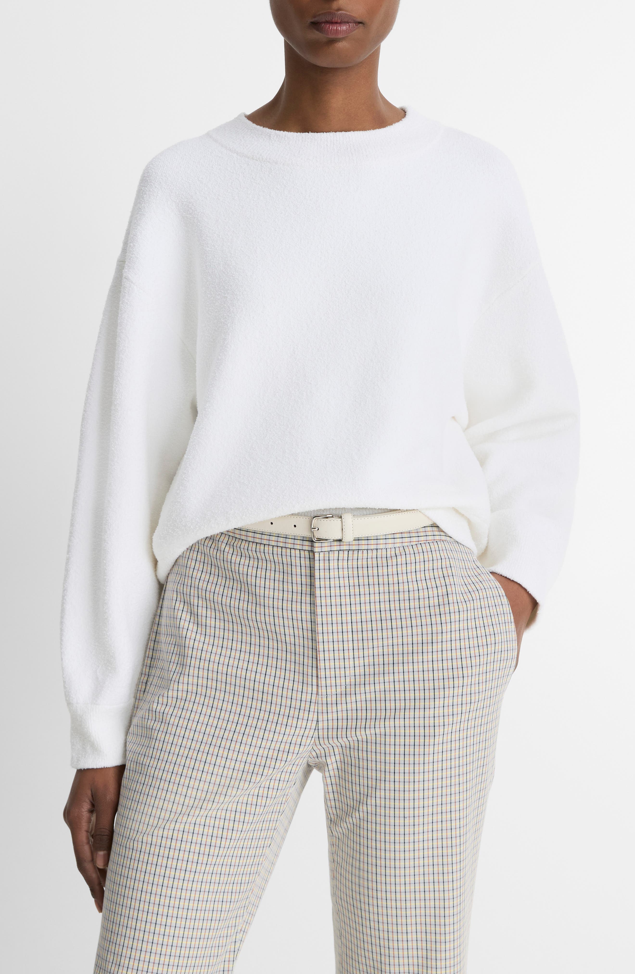 Boucle Crewneck Sweater - image 1