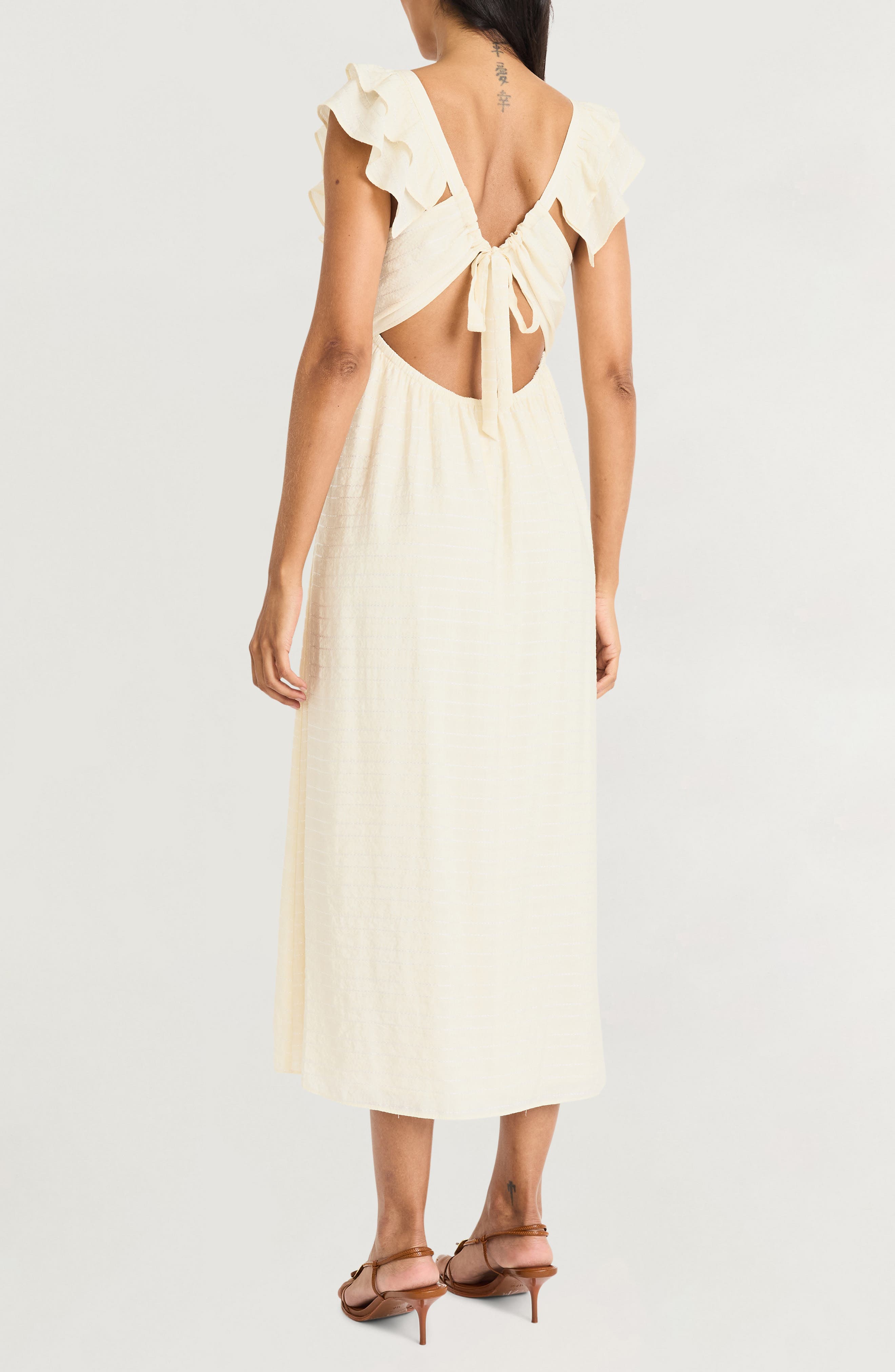 Ruffle Midi Dress - image 2