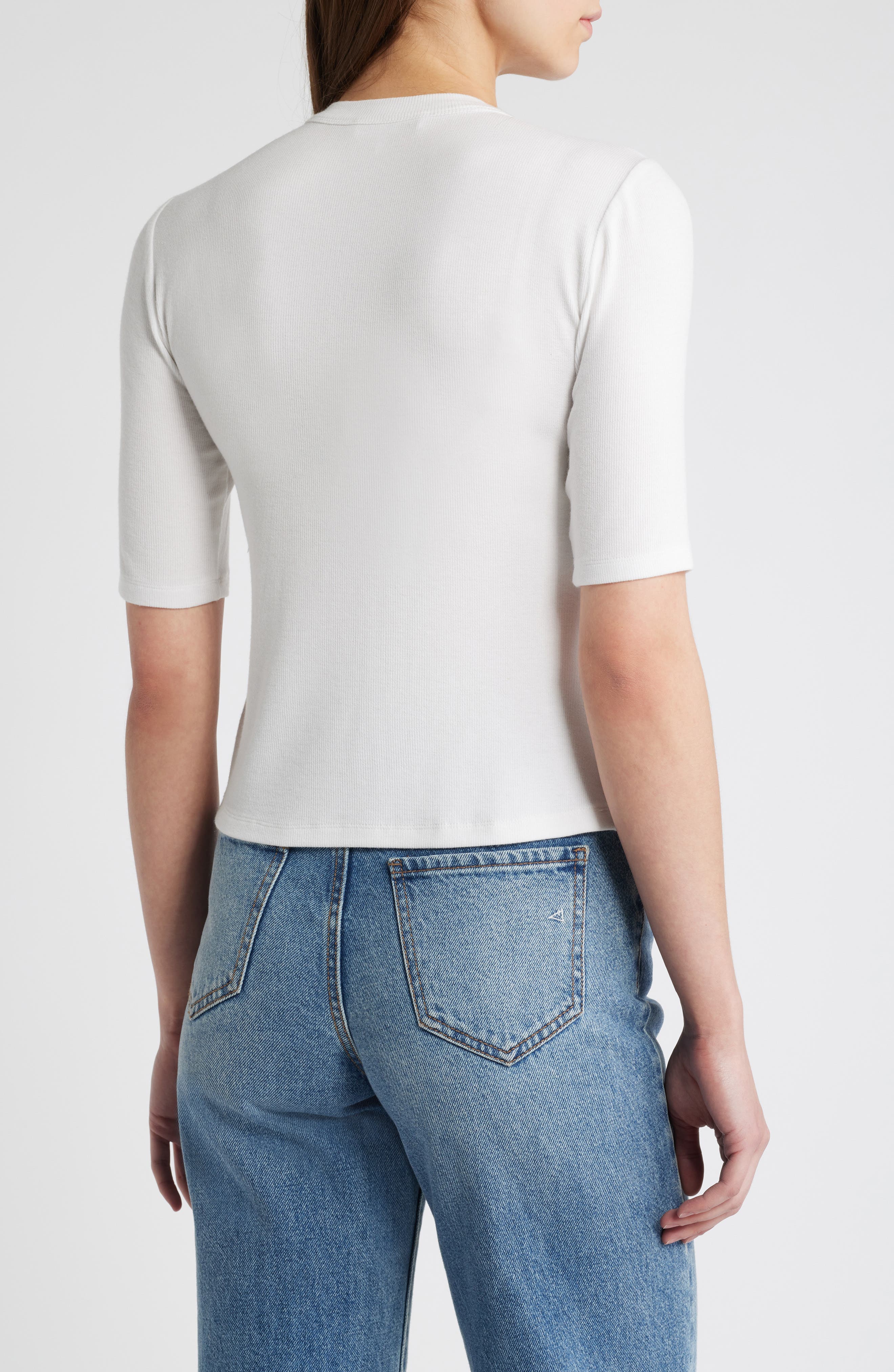 Rib Crewneck T-Shirt - image 4