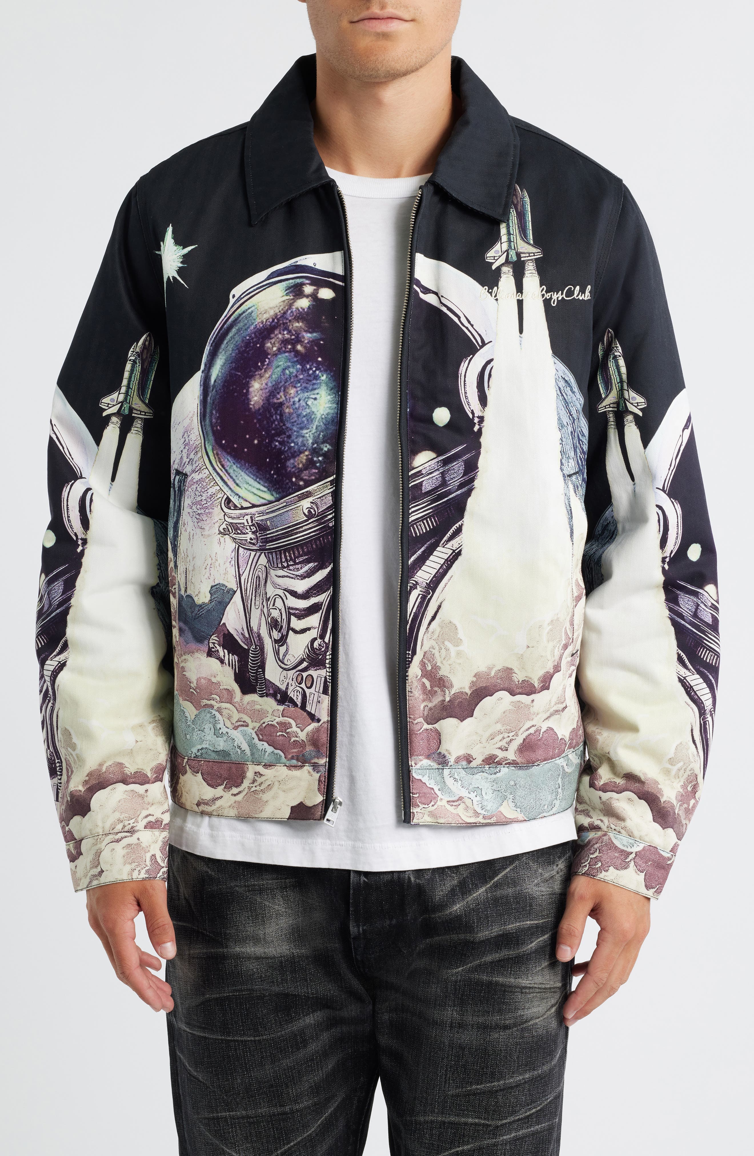 Space Shuttle Graphic Flight Jacket - image 1