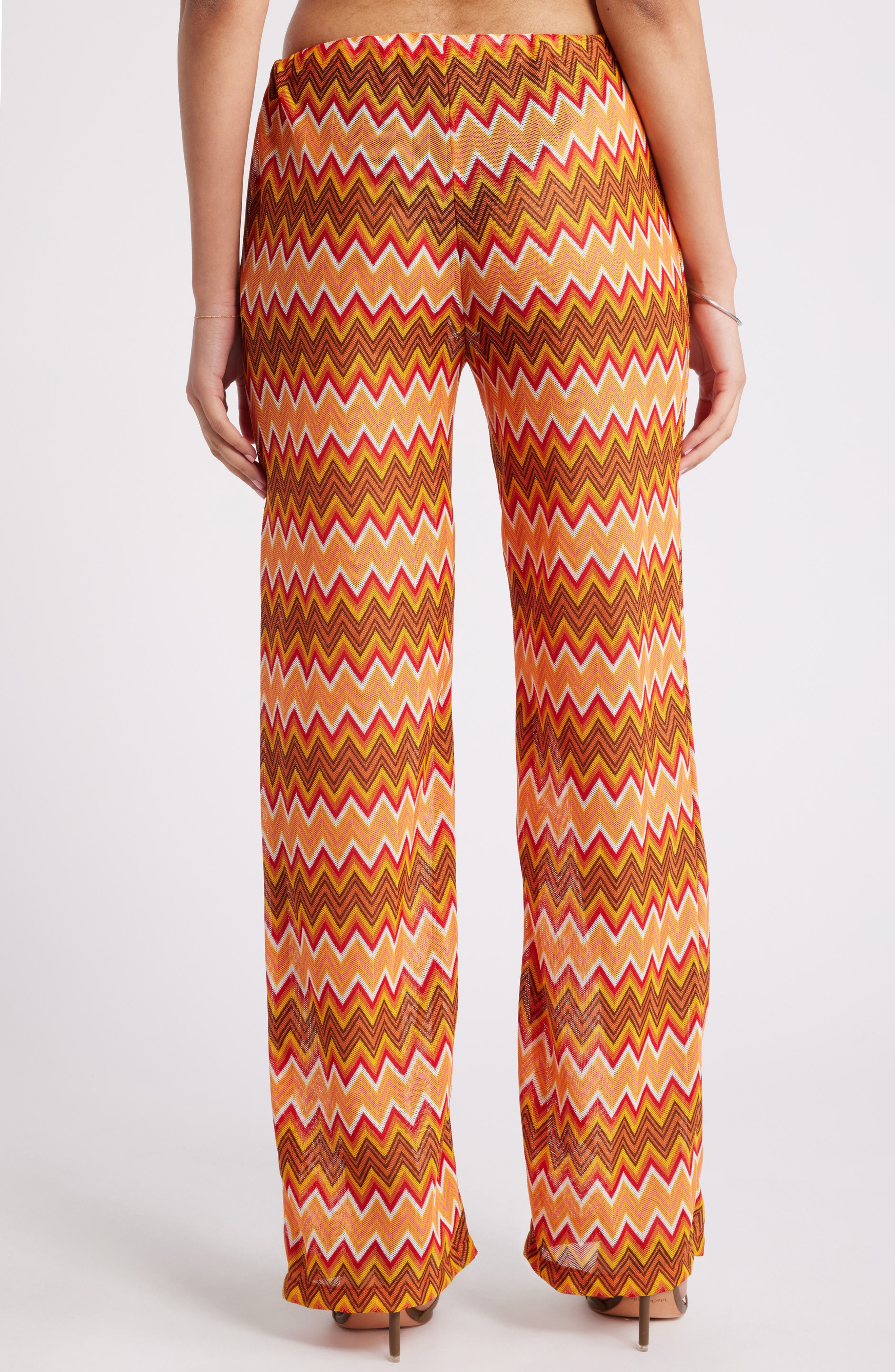Chevron Knit Drawstring Pants - image 2