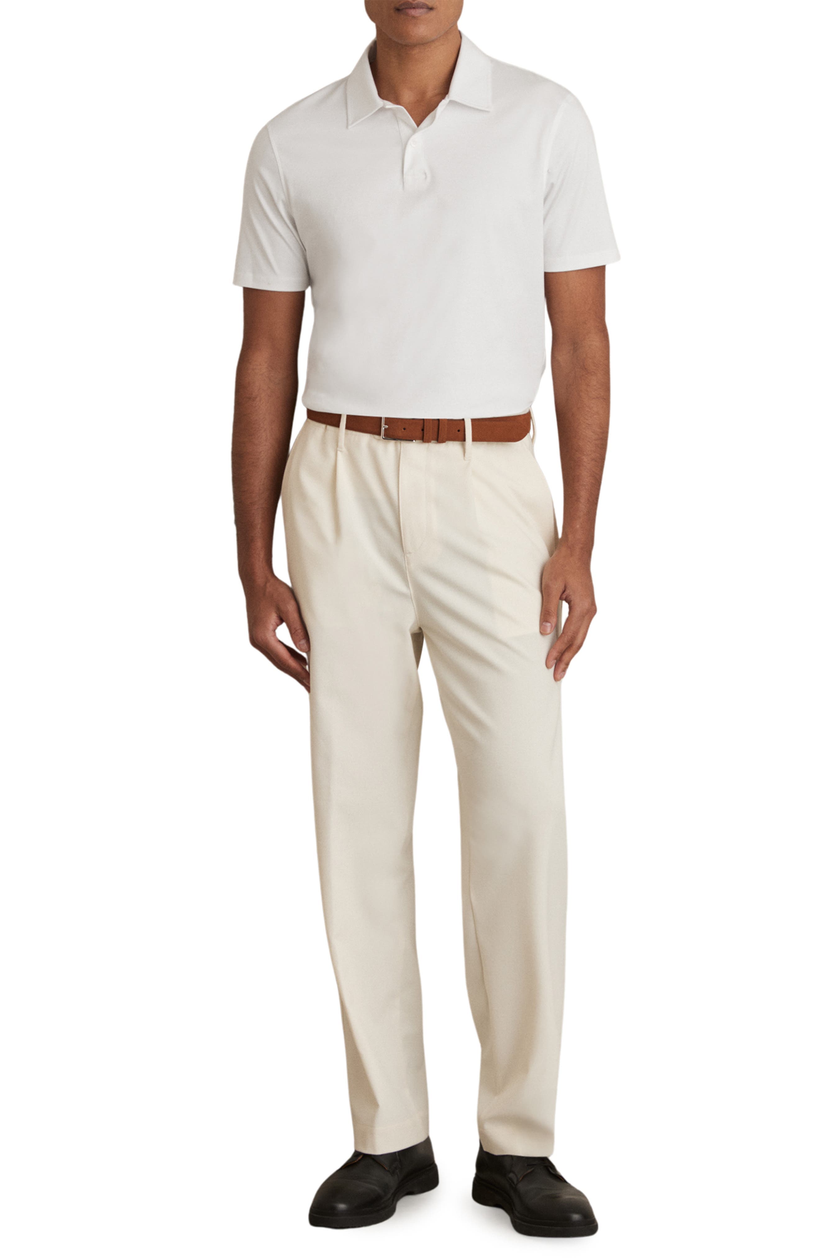 Earl Solid Cotton Polo - image 1