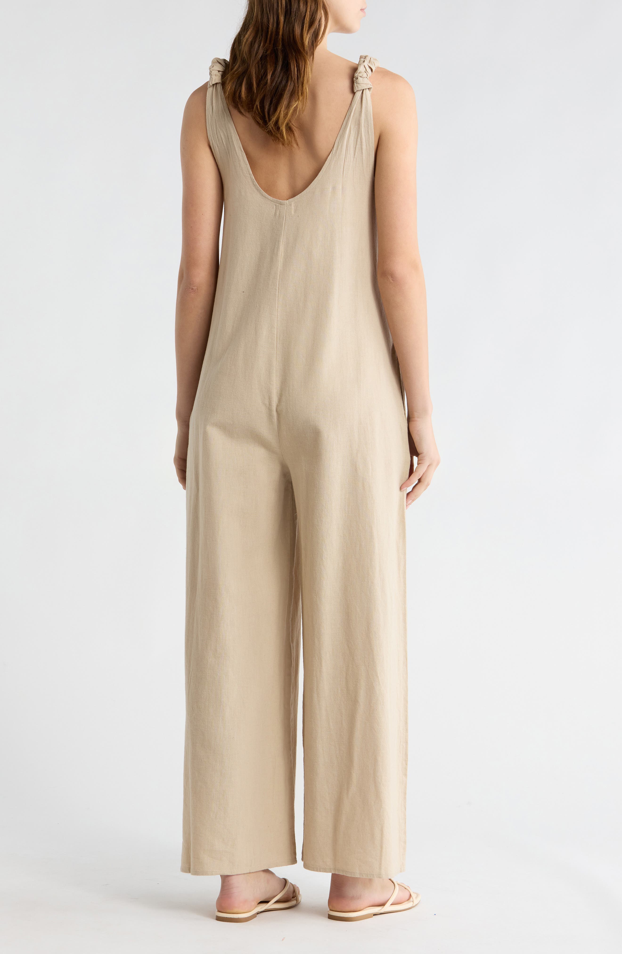 Cotton & Linen Cover-Up Jumpsuit - image 2