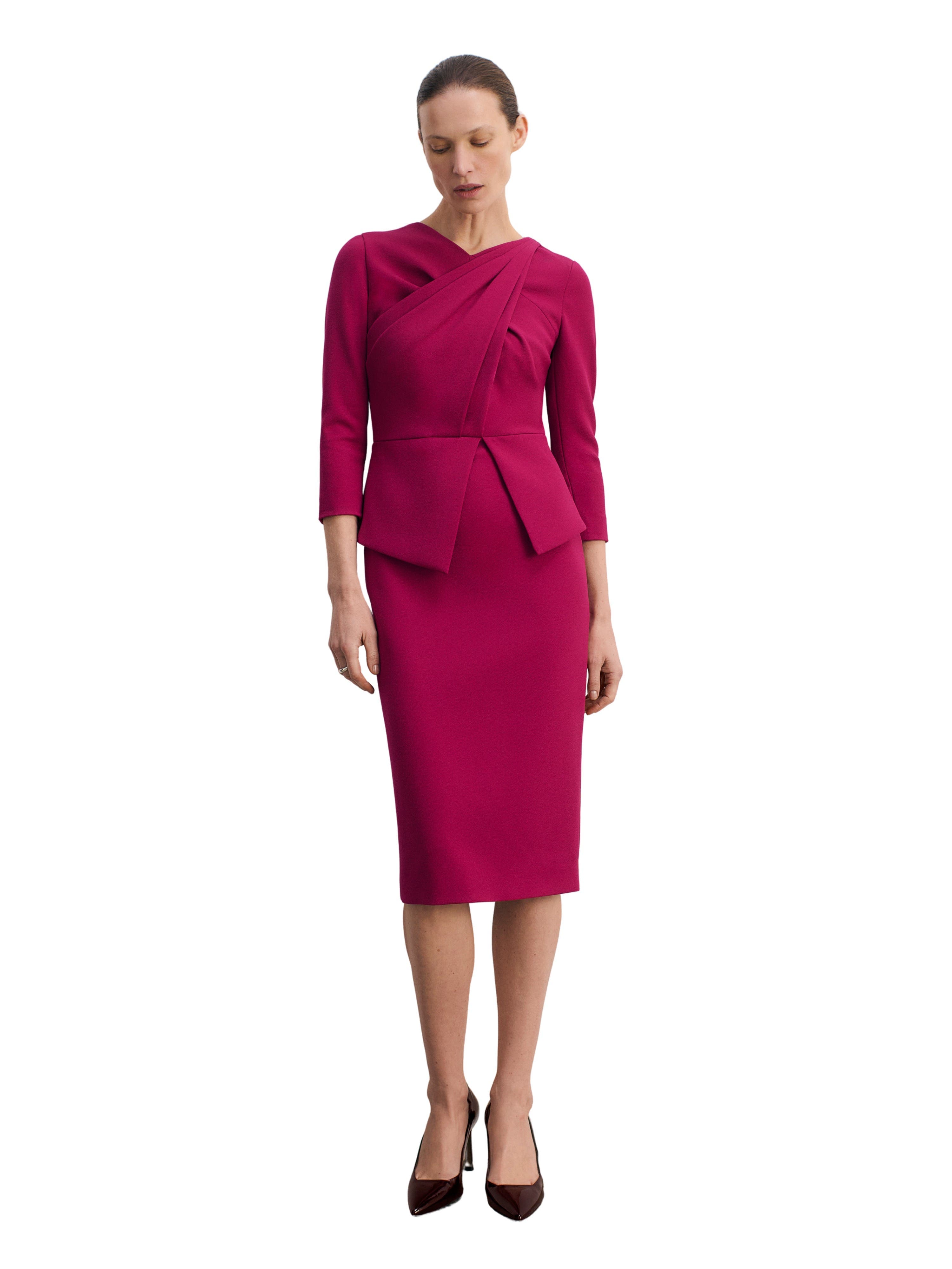 Alina Peplum Midi Dress - image 1