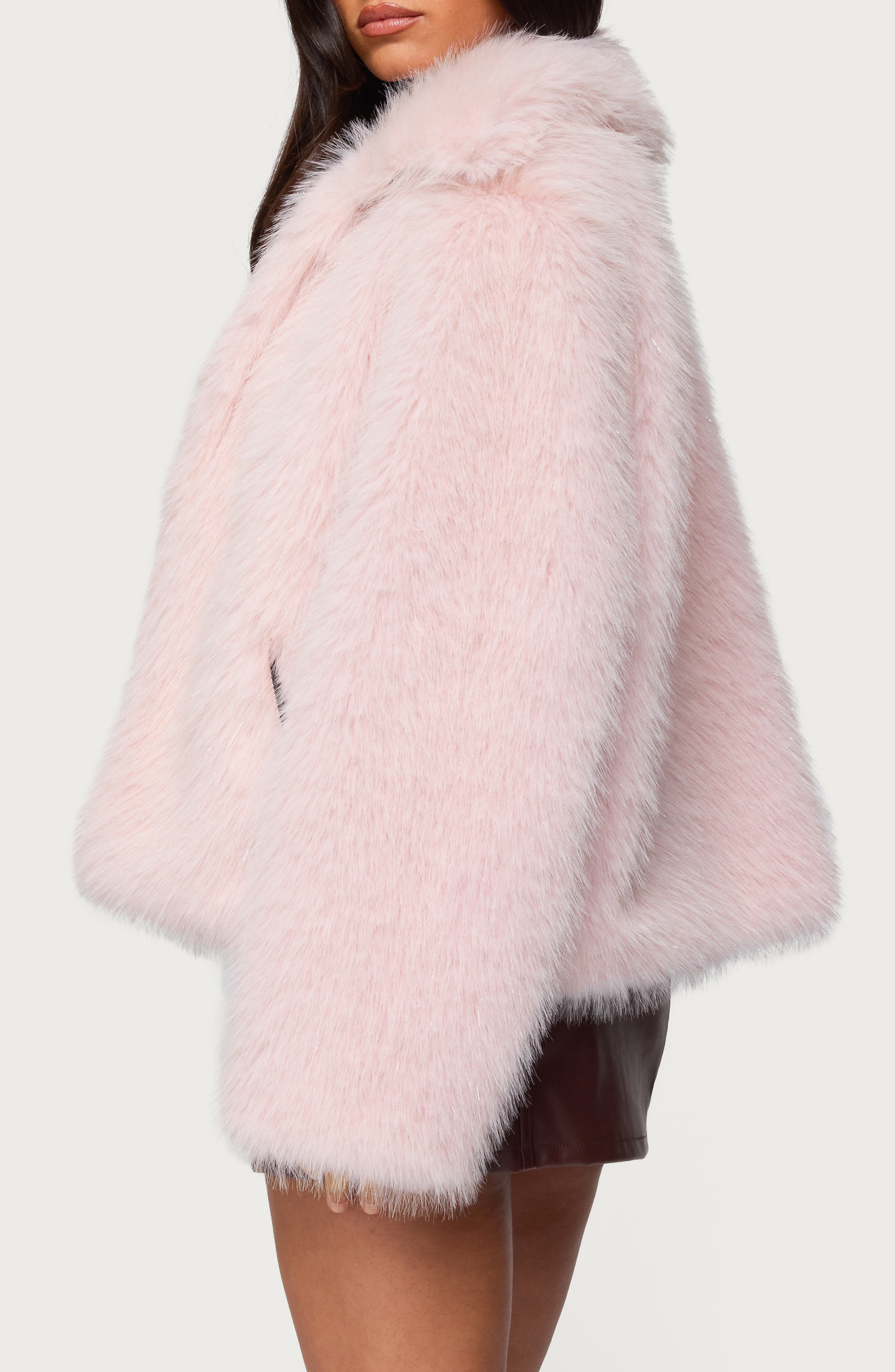 Noelle Oversize Faux Fur Jacket - image 2