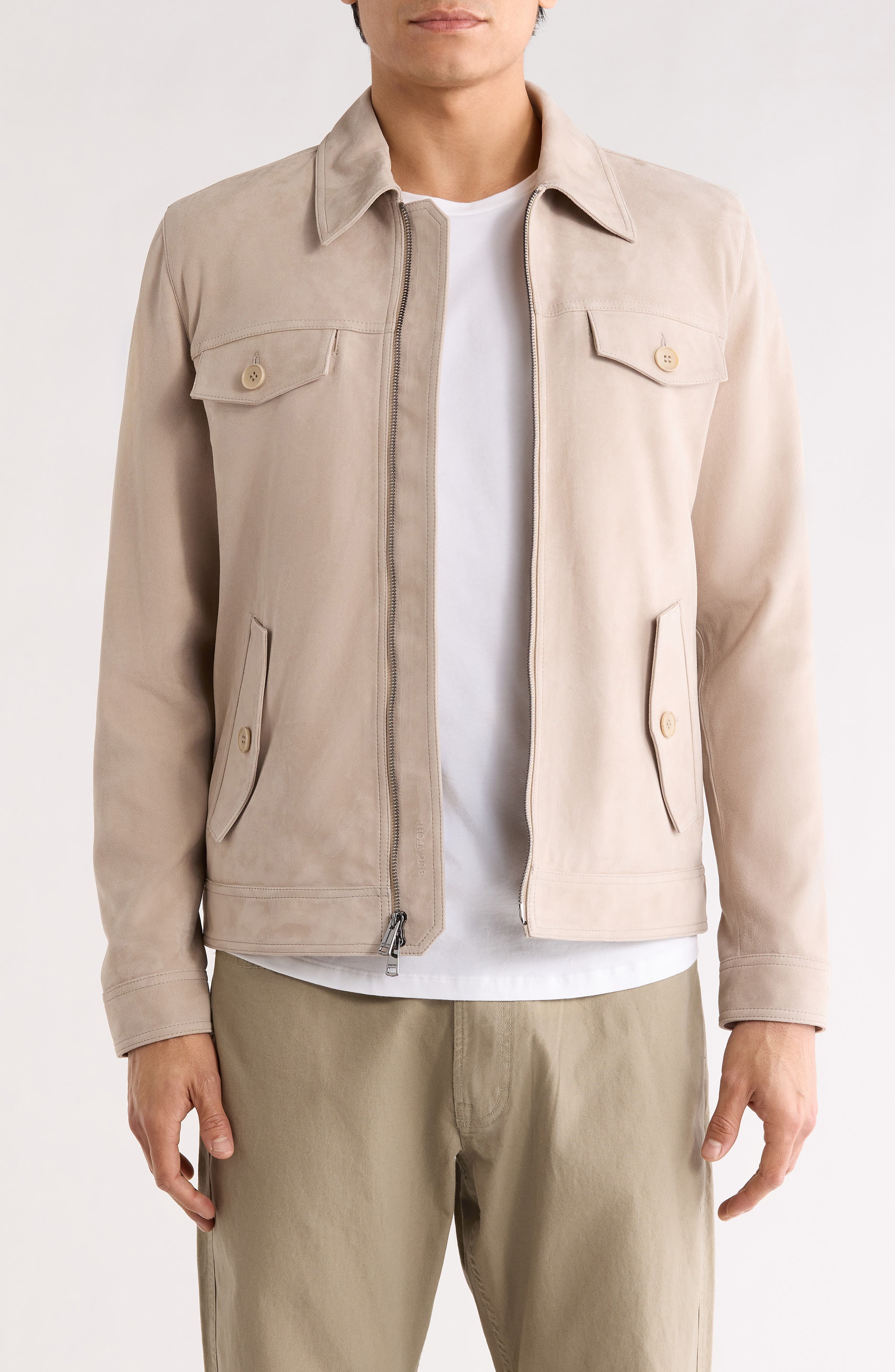 Suede Trucker Jacket - image 1