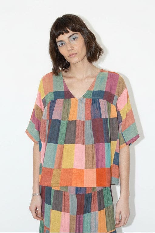 Maura Reversible V-Neck Top - image 5