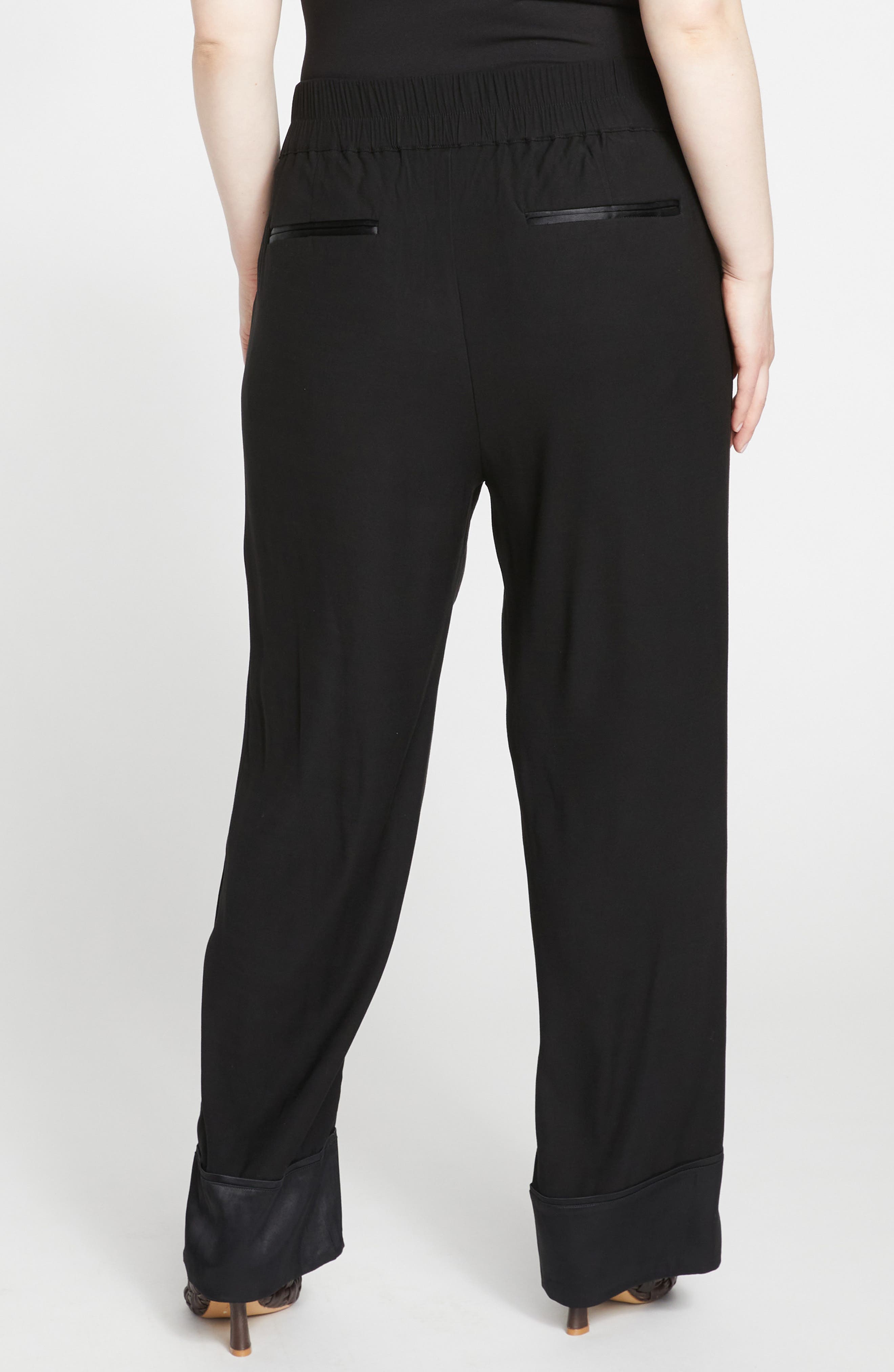 Soiree Satin Trim Pants - image 2
