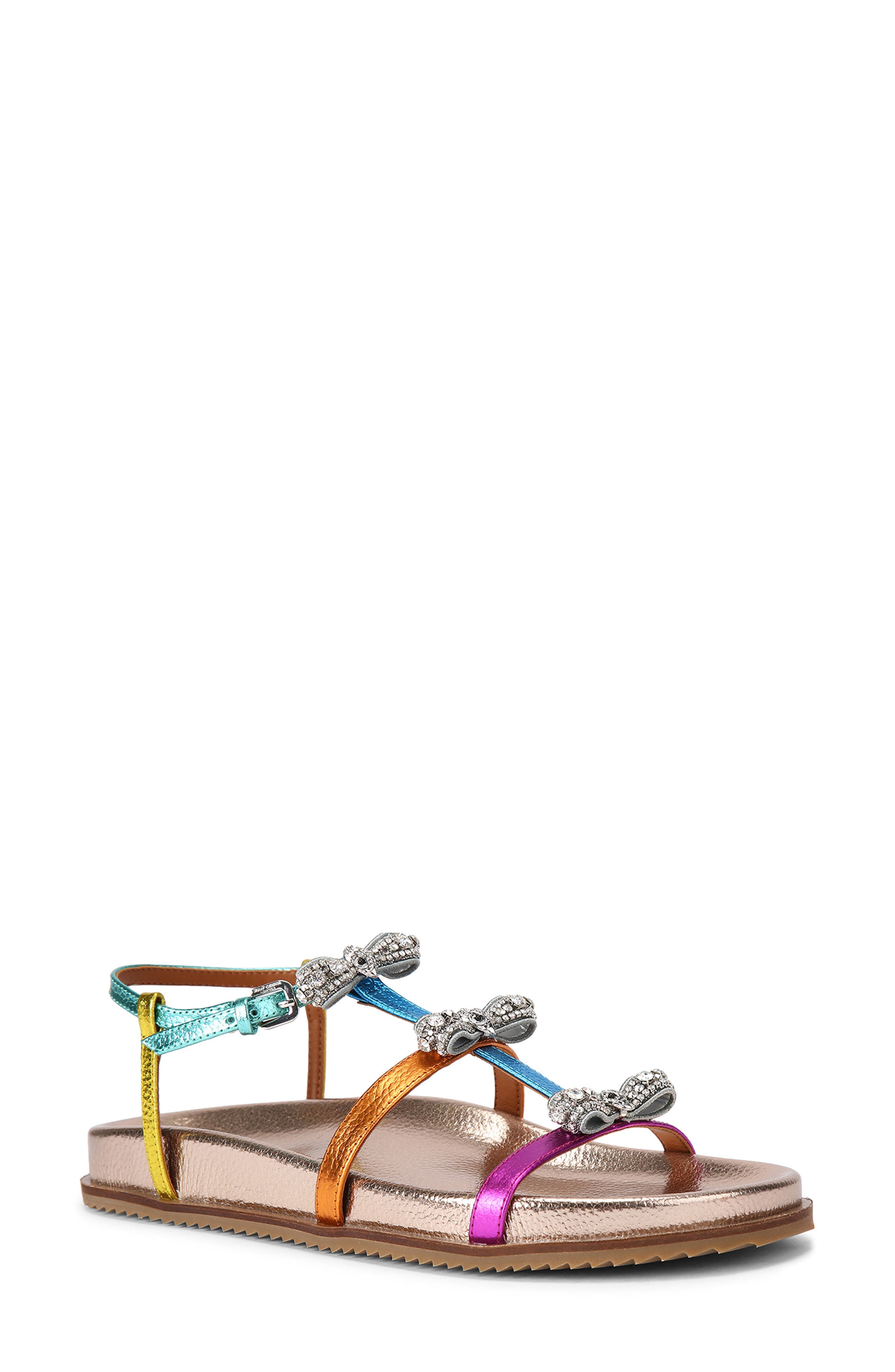 Pierra Micro Bow Ankle Strap Sandal - image 1