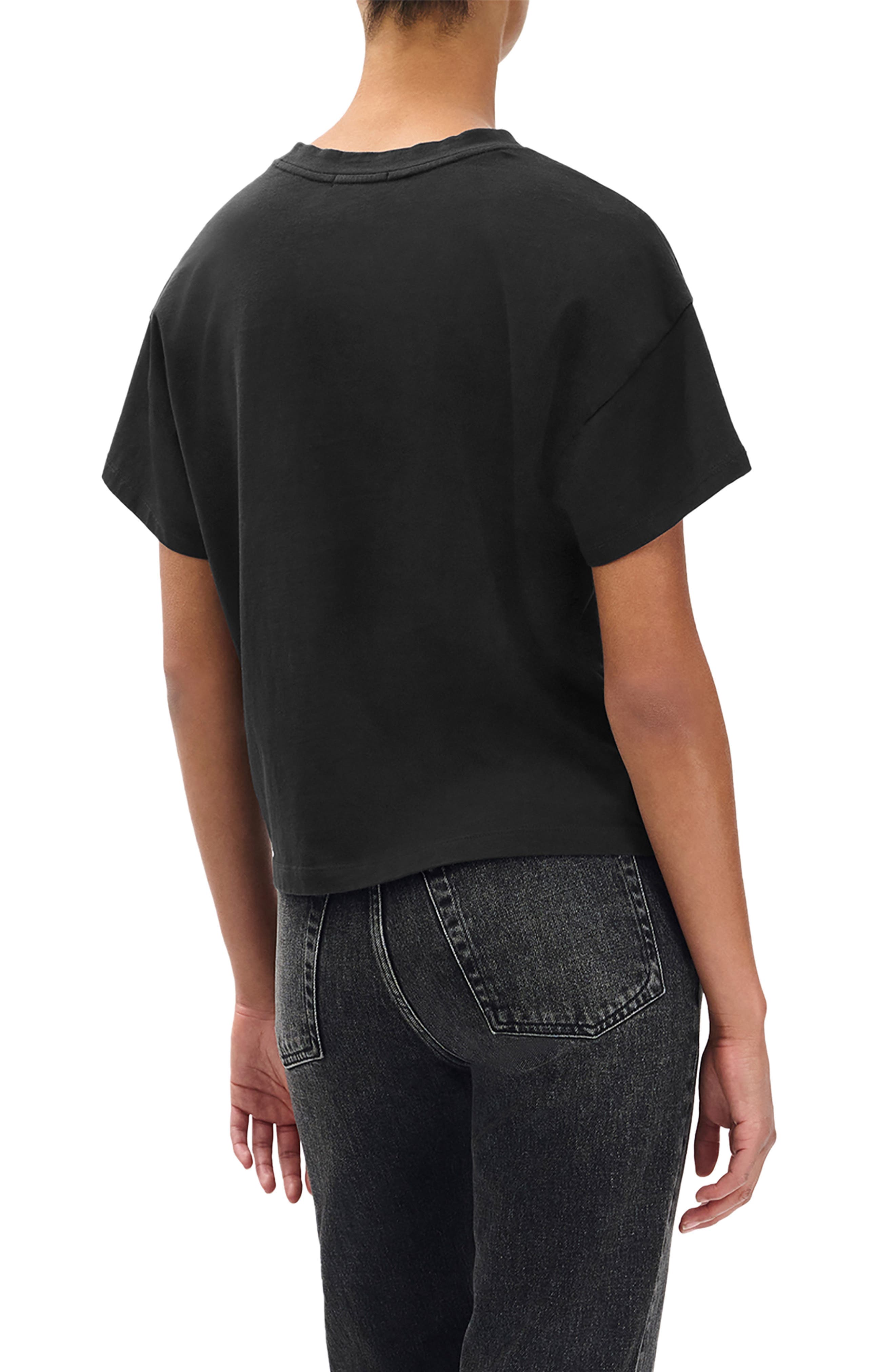 Kelley Boxy Cotton Jersey T-Shirt - image 2