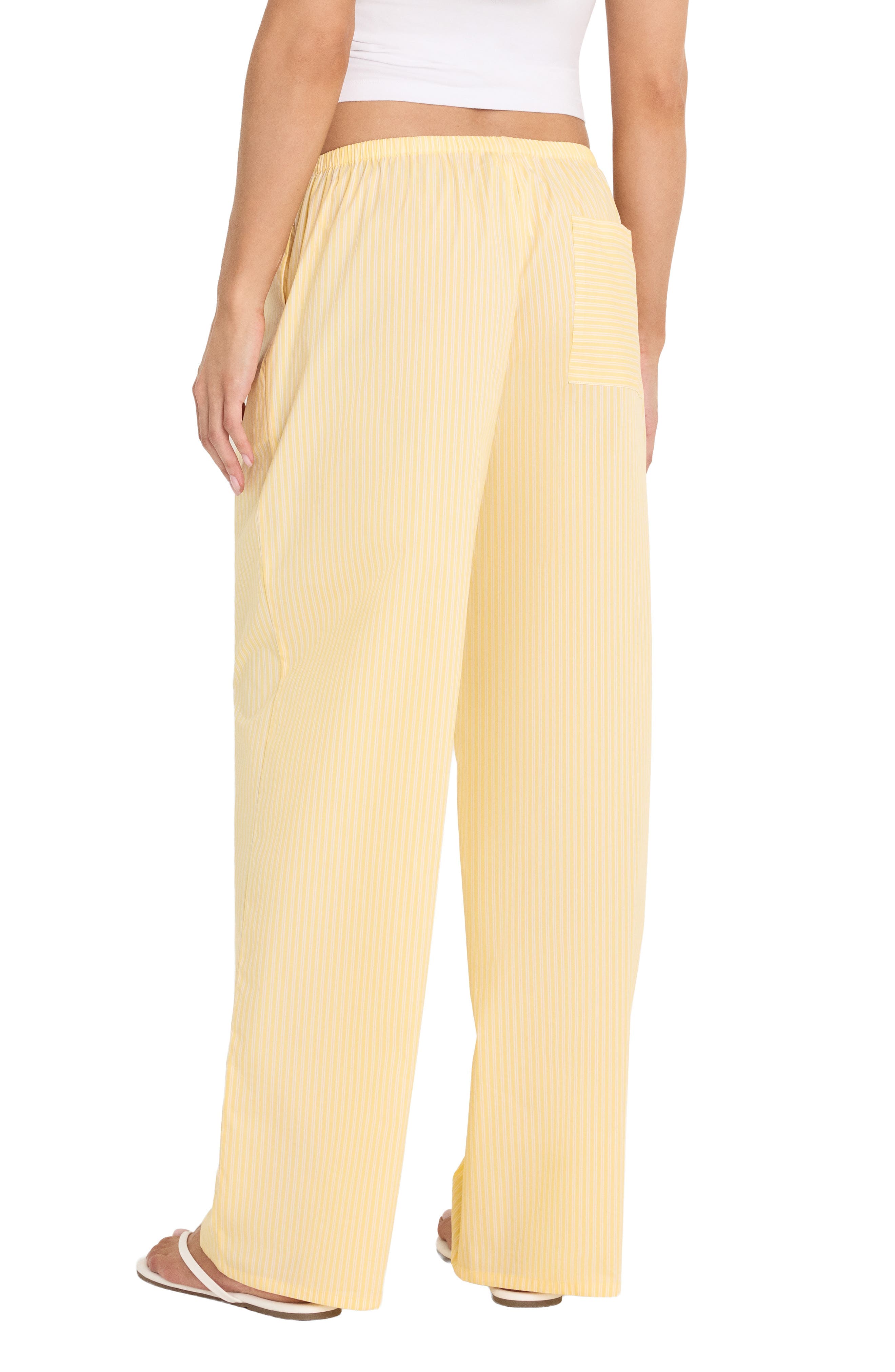 Stripe Poplin Pants - image 2