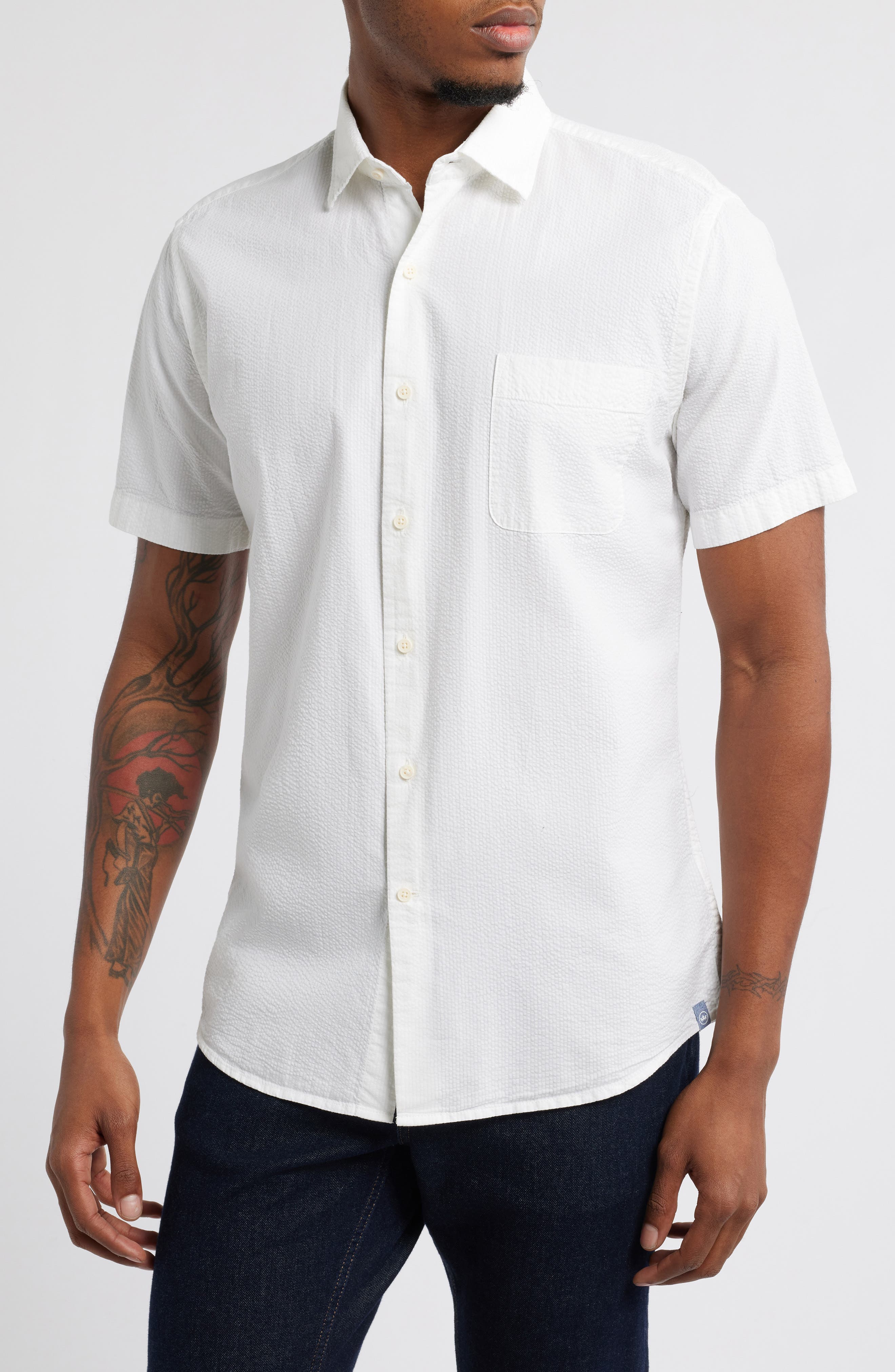Seaward Short Sleeve Button-Up Shirt - image 1