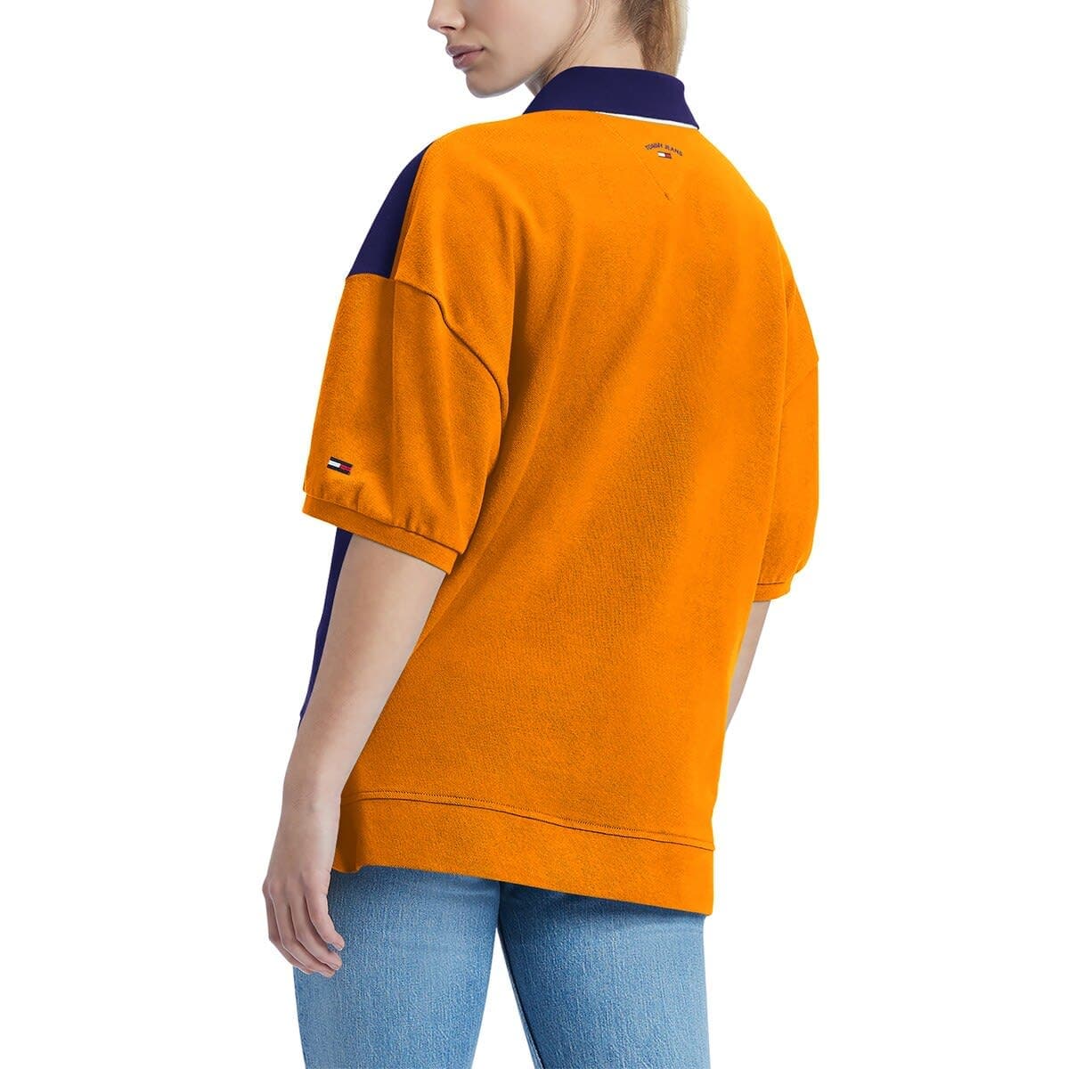 Women's Tommy Jeans Purple Phoenix Suns Taya Puff Sleeve Pique Polo Shirt - image 2