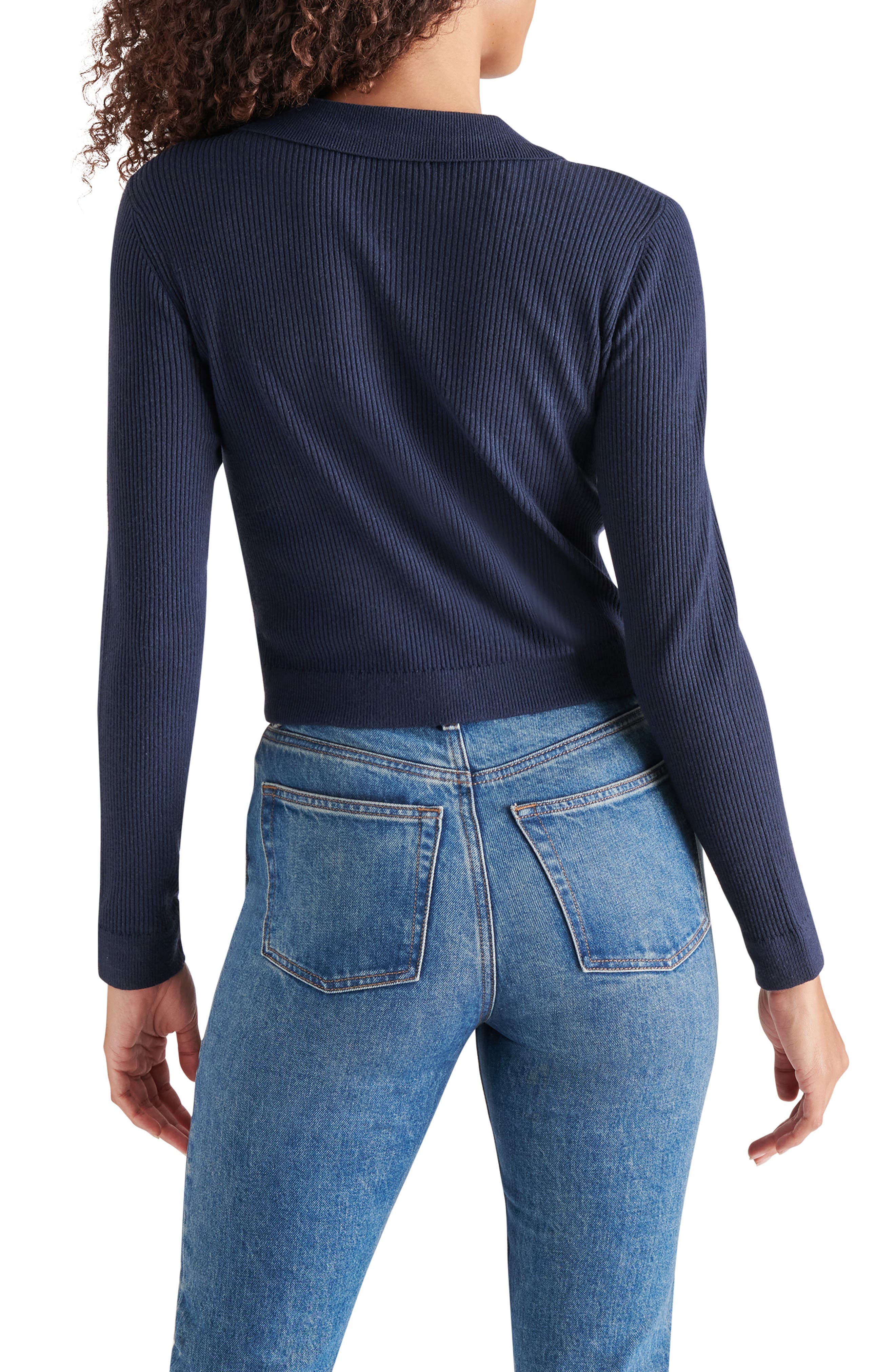 Ayda Collar Rib Cardigan - image 2